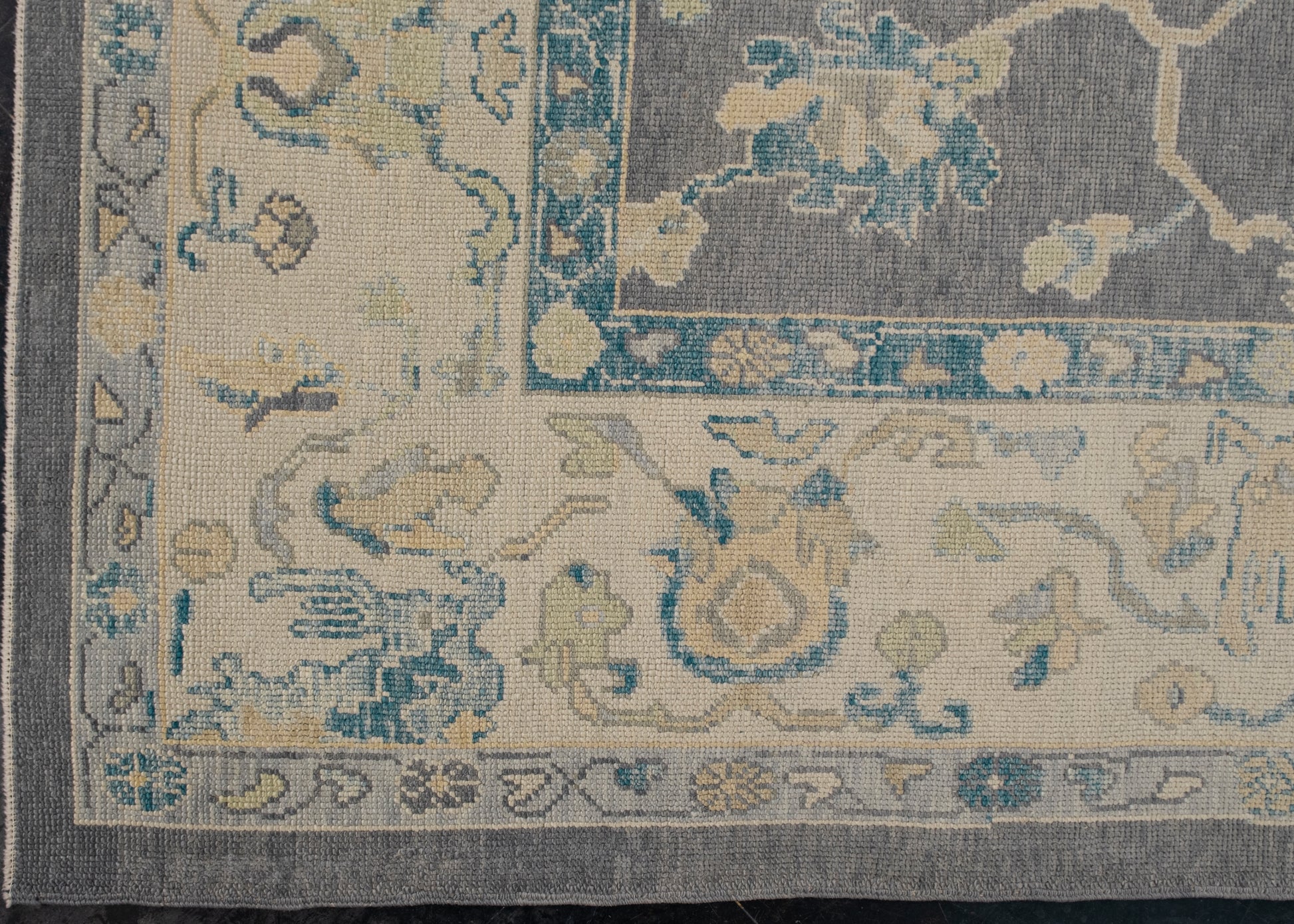 Turkish Oushak Rug 9'4" x 12'1" #7274