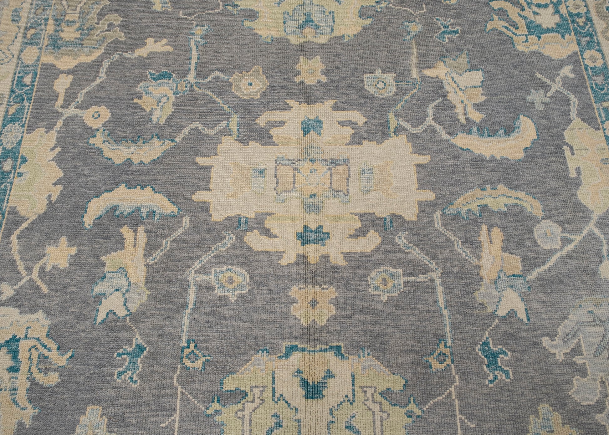 Turkish Oushak Rug 9'4" x 12'1" #7274