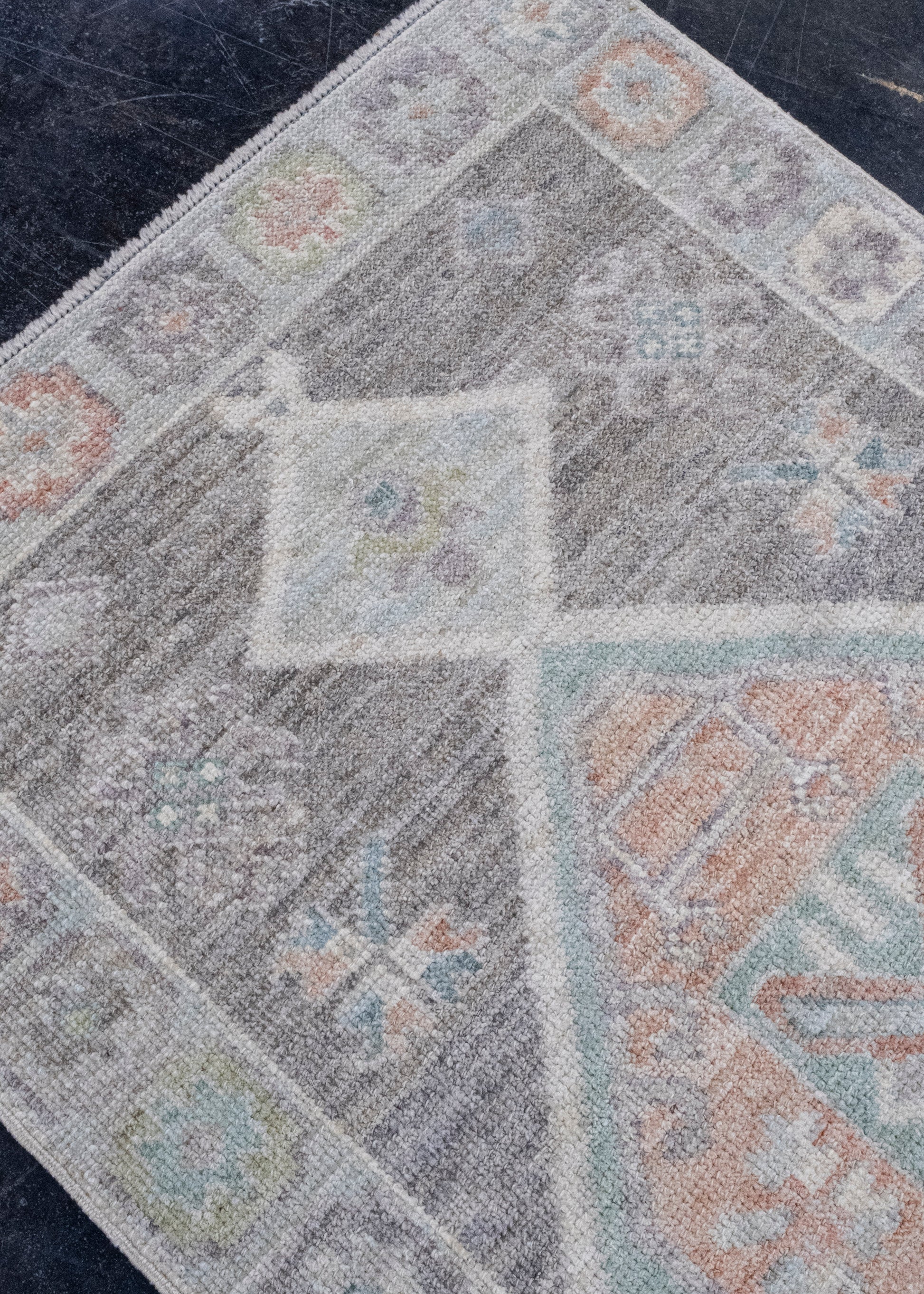 Turkish Oushak Rug 2'9" x 6'6" #16366