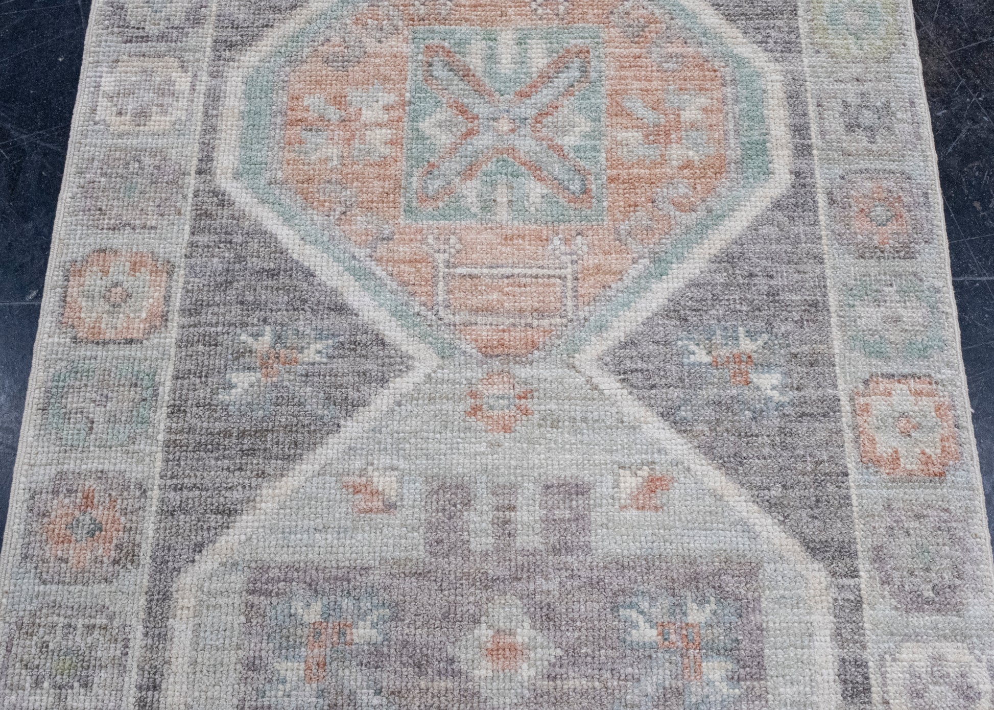 Turkish Oushak Rug 2'9" x 6'6" #16366