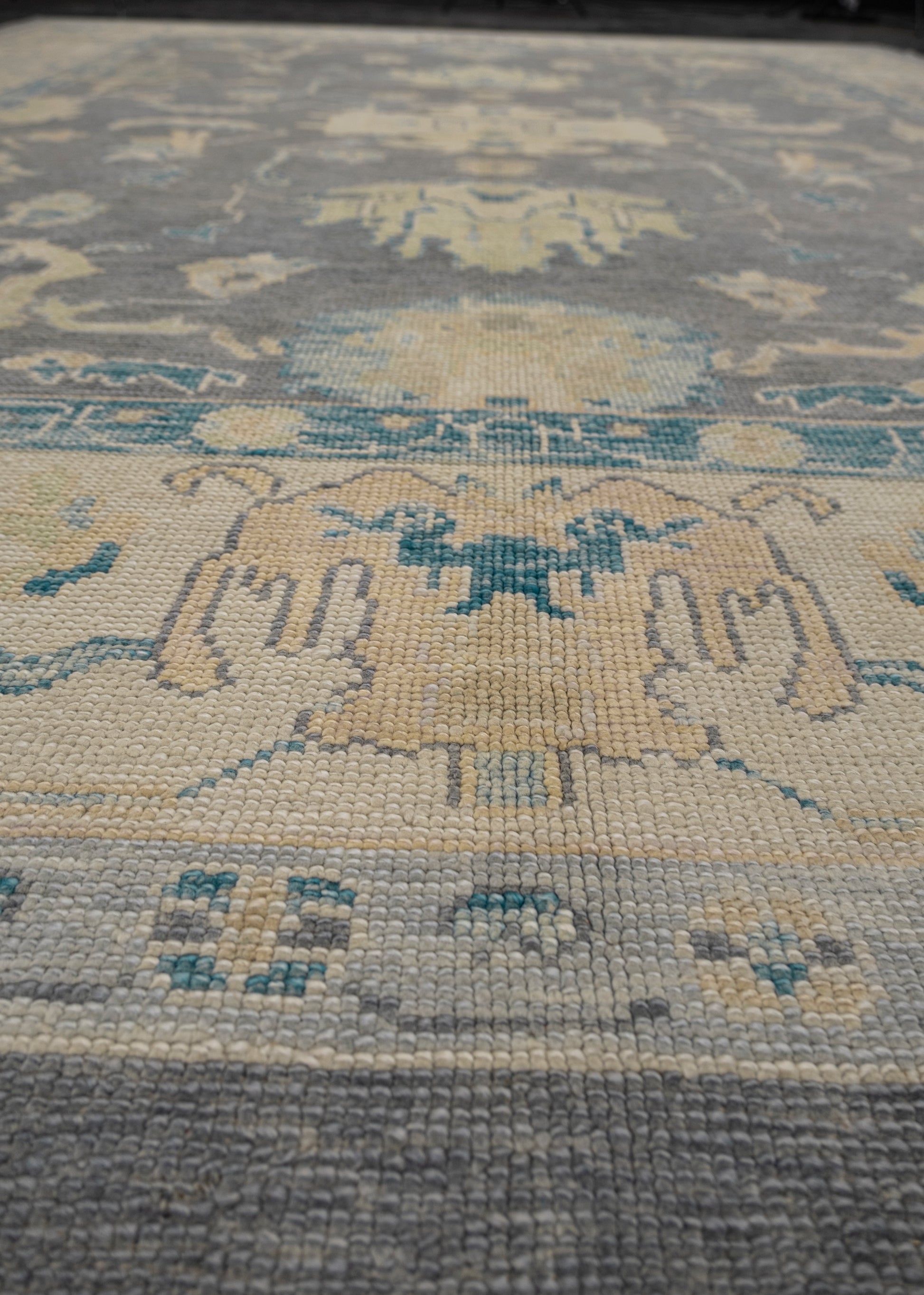 Turkish Oushak Rug 9'4" x 12'1" #7274