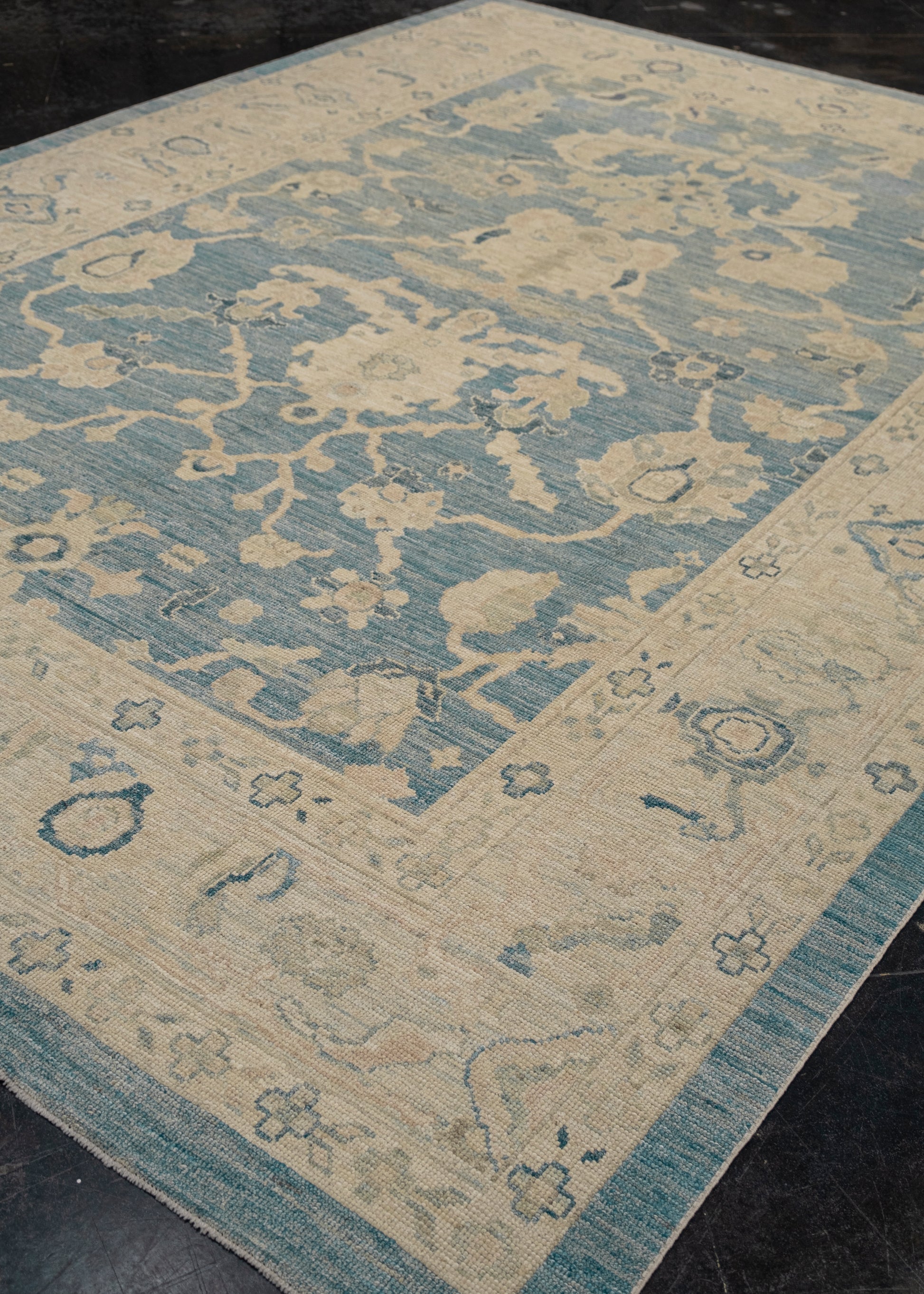 Turkish Oushak Rug 9'2" x 12'3" #15090