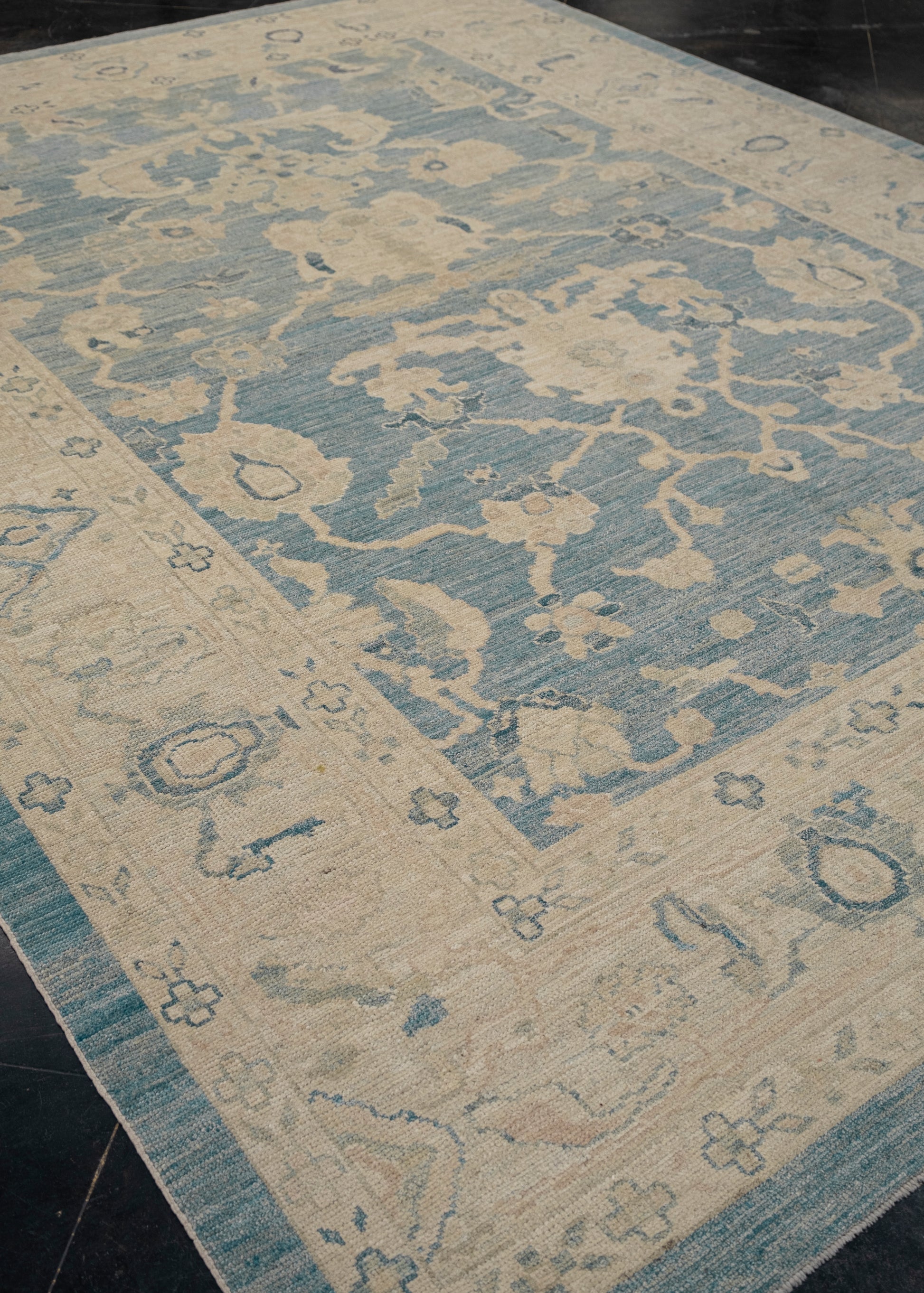 Turkish Oushak Rug 9'2" x 12'3" #15090