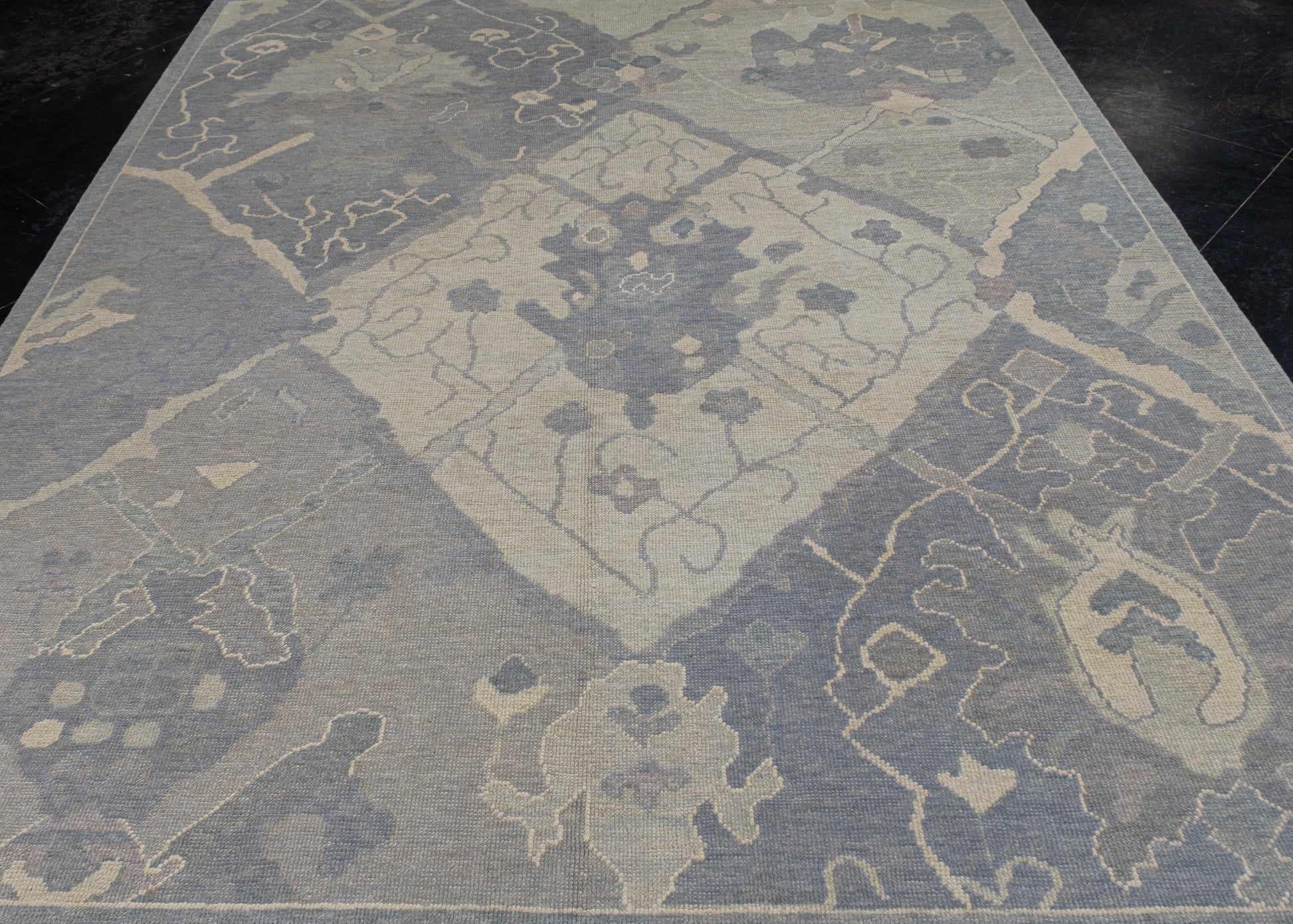 Turkish Oushak Rug 7'11" x 9'10" #12075