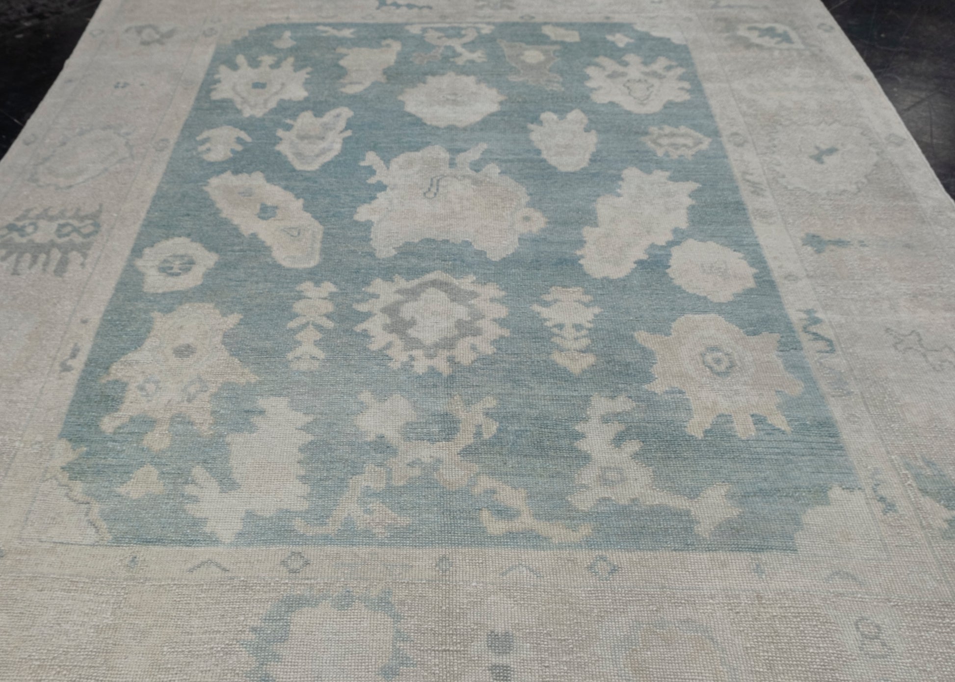 Turkish Oushak Rug 7'10" x 9'8" #10771