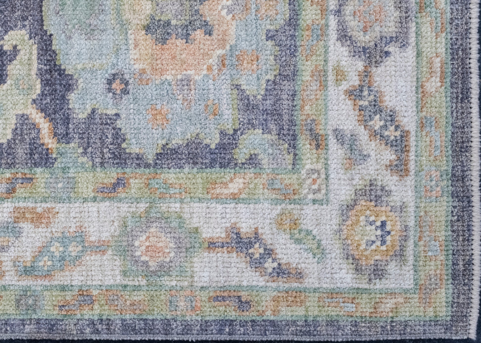 Turkish Oushak Rug 2'5" x 6' #16504