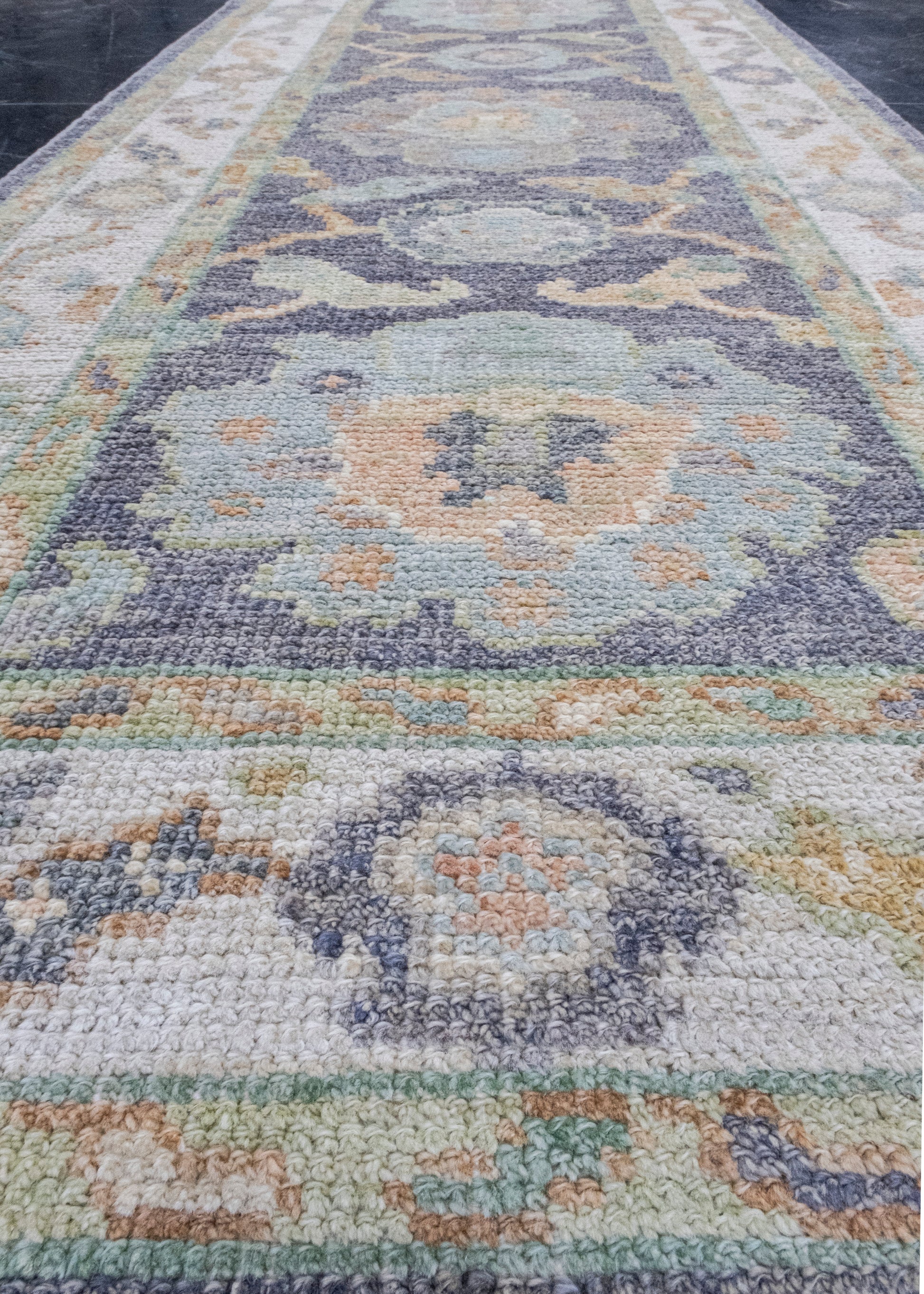 Turkish Oushak Rug 2'5" x 6' #16504