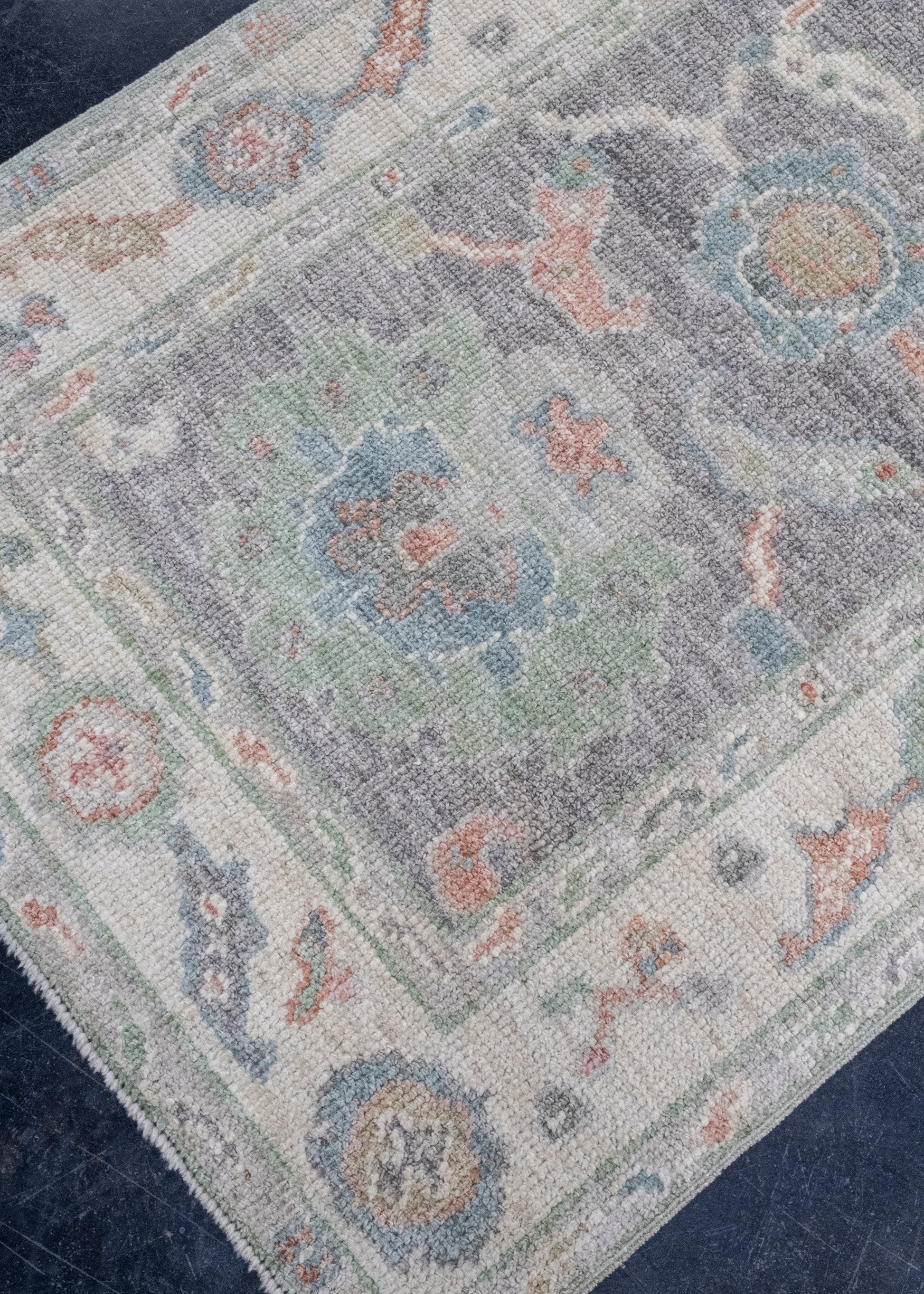 Turkish Oushak Rug 2'8" x 6'6" #16016