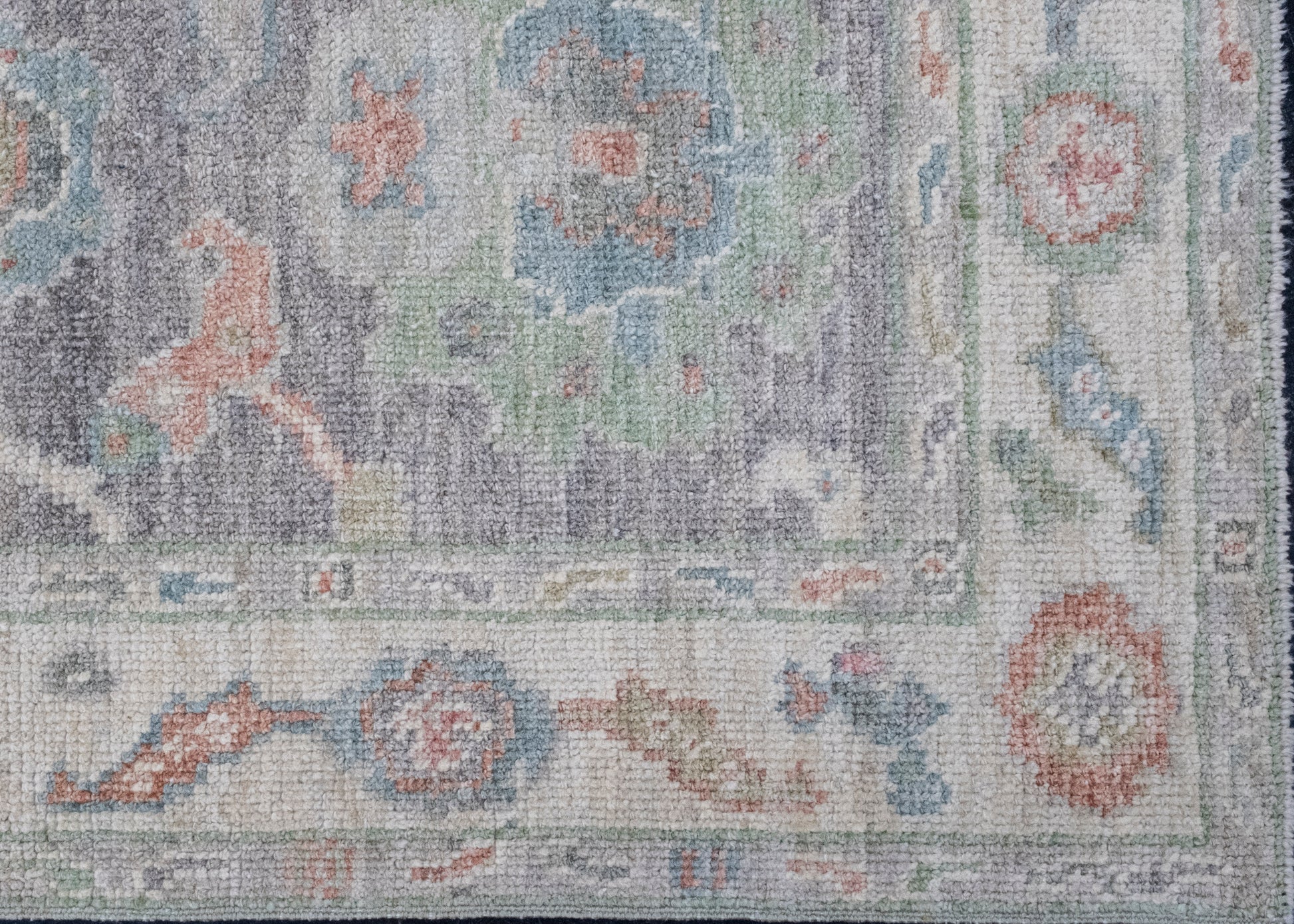 Turkish Oushak Rug 2'8" x 6'6" #16016