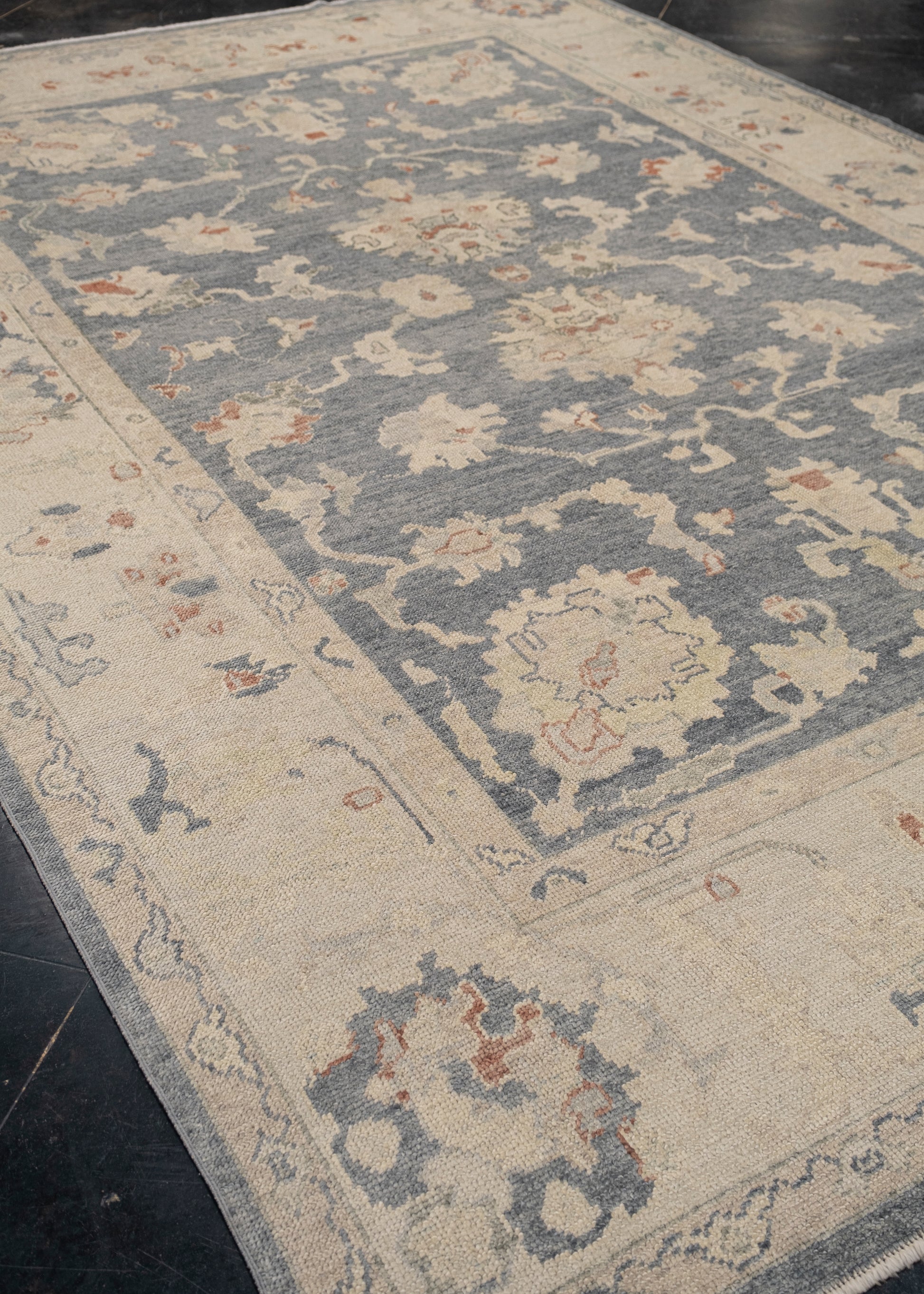 Turkish Oushak Rug 8'11" x 12'9" #HS-1047