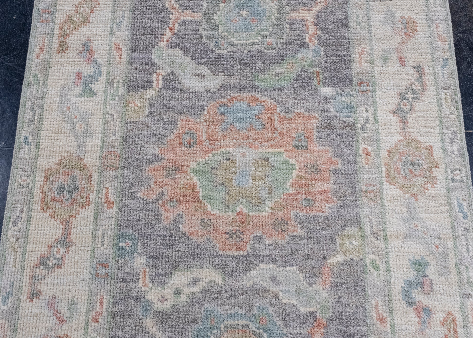 Turkish Oushak Rug 2'8" x 6'6" #16016