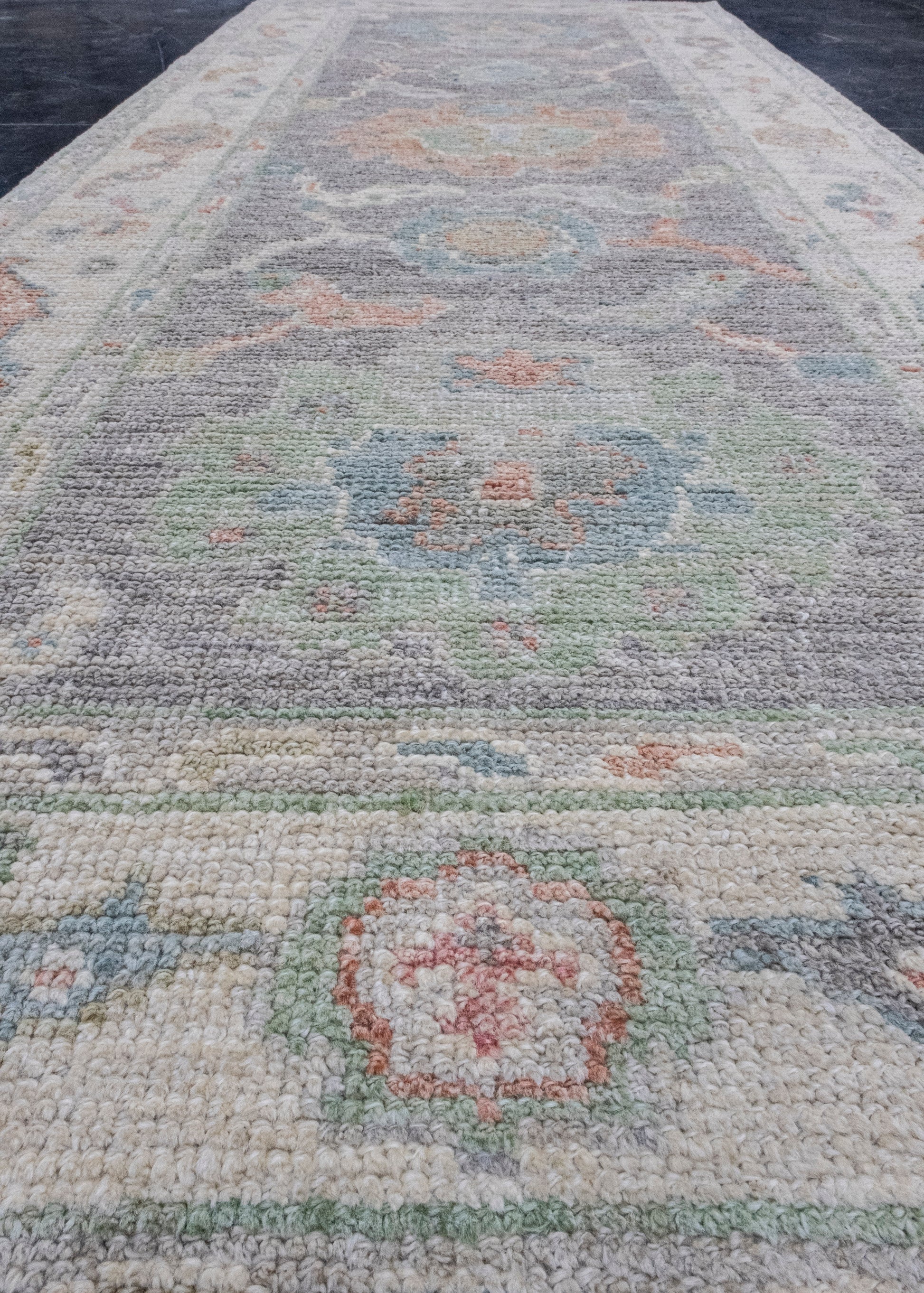 Turkish Oushak Rug 2'8" x 6'6" #16016