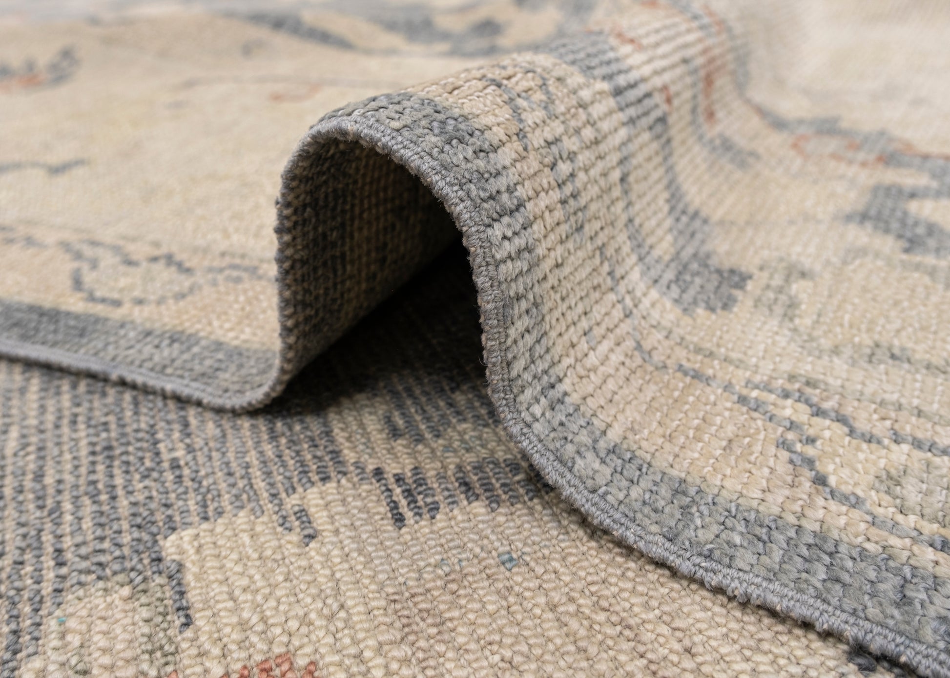 Turkish Oushak Rug 8'11" x 12'9" #HS-1047
