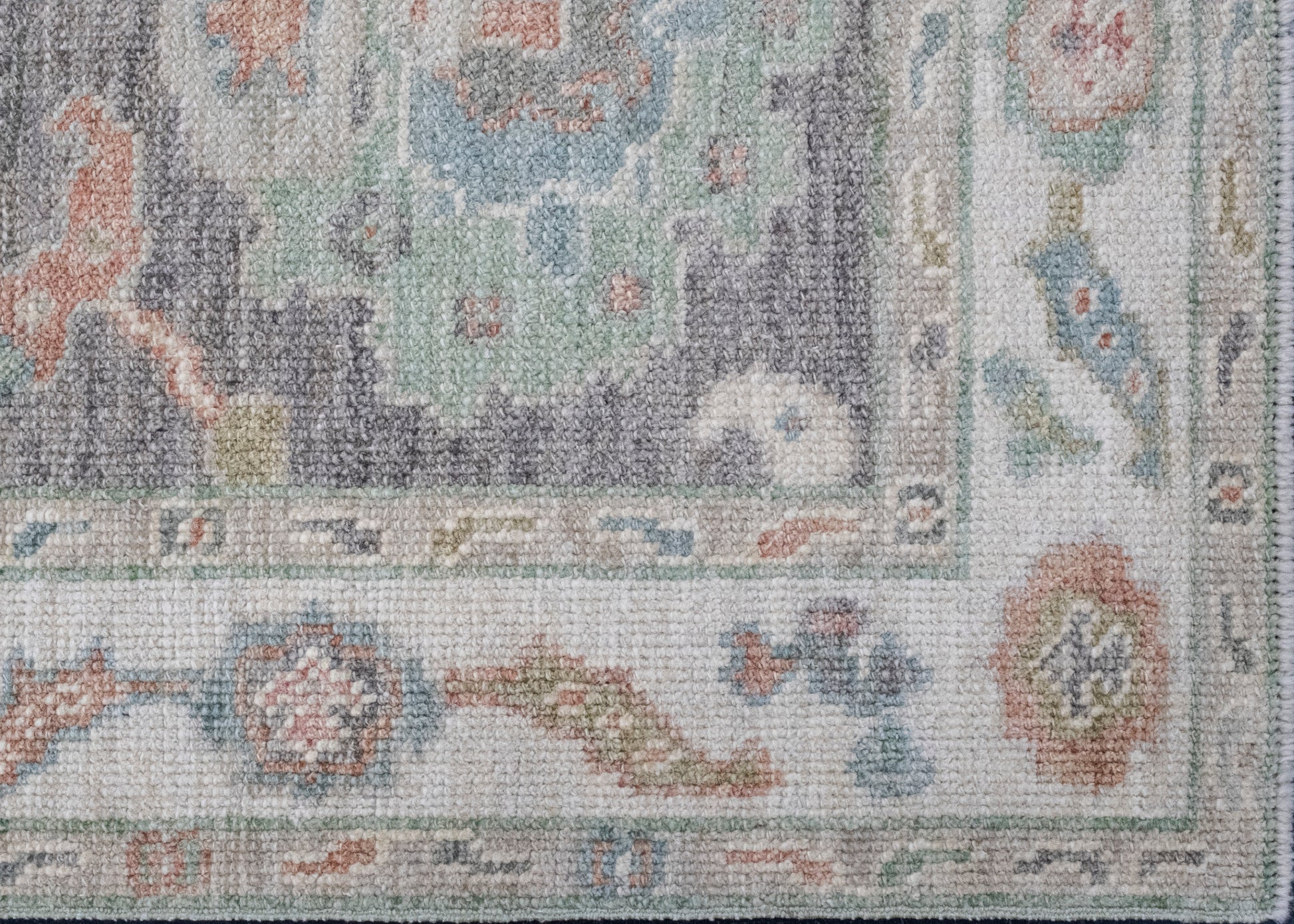 Turkish Oushak Rug 2'8" x 6'3" #16328
