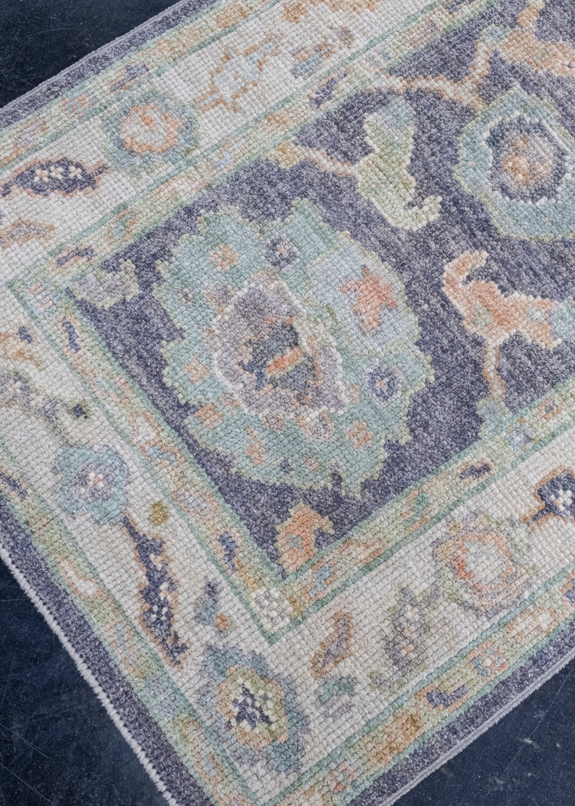 Turkish Oushak Rug 2'5" x 5'8" #16532