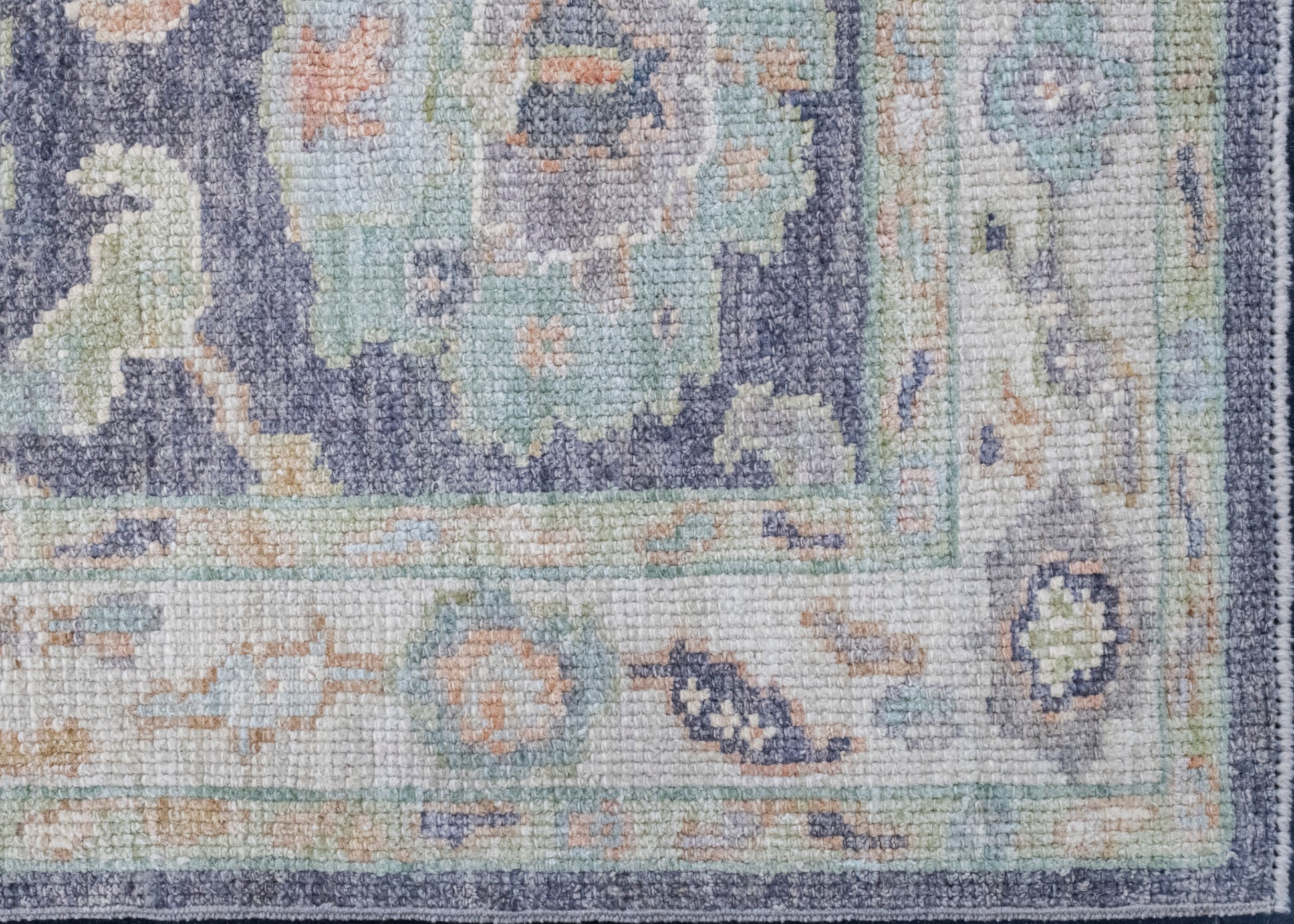 Turkish Oushak Rug 2'5" x 5'8" #16532
