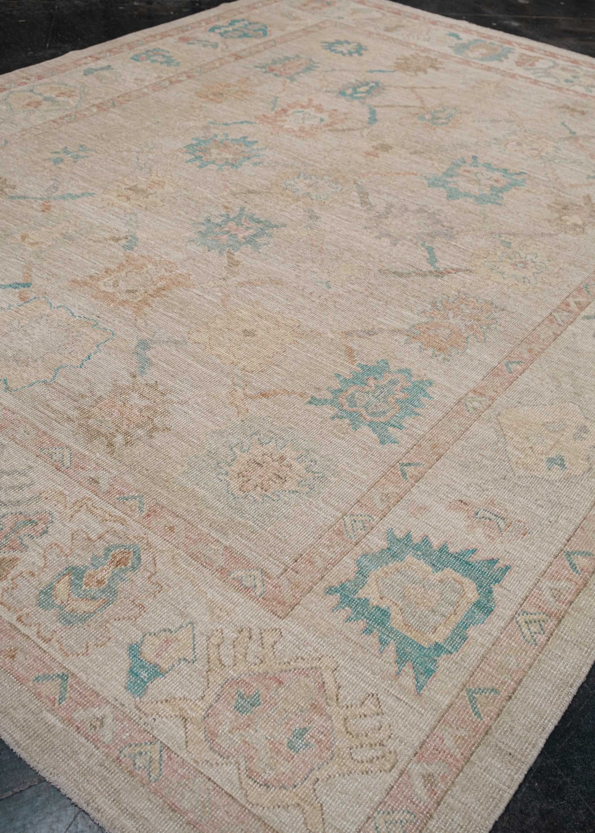 Turkish Oushak Rug 9'4" x 12'4" #1015