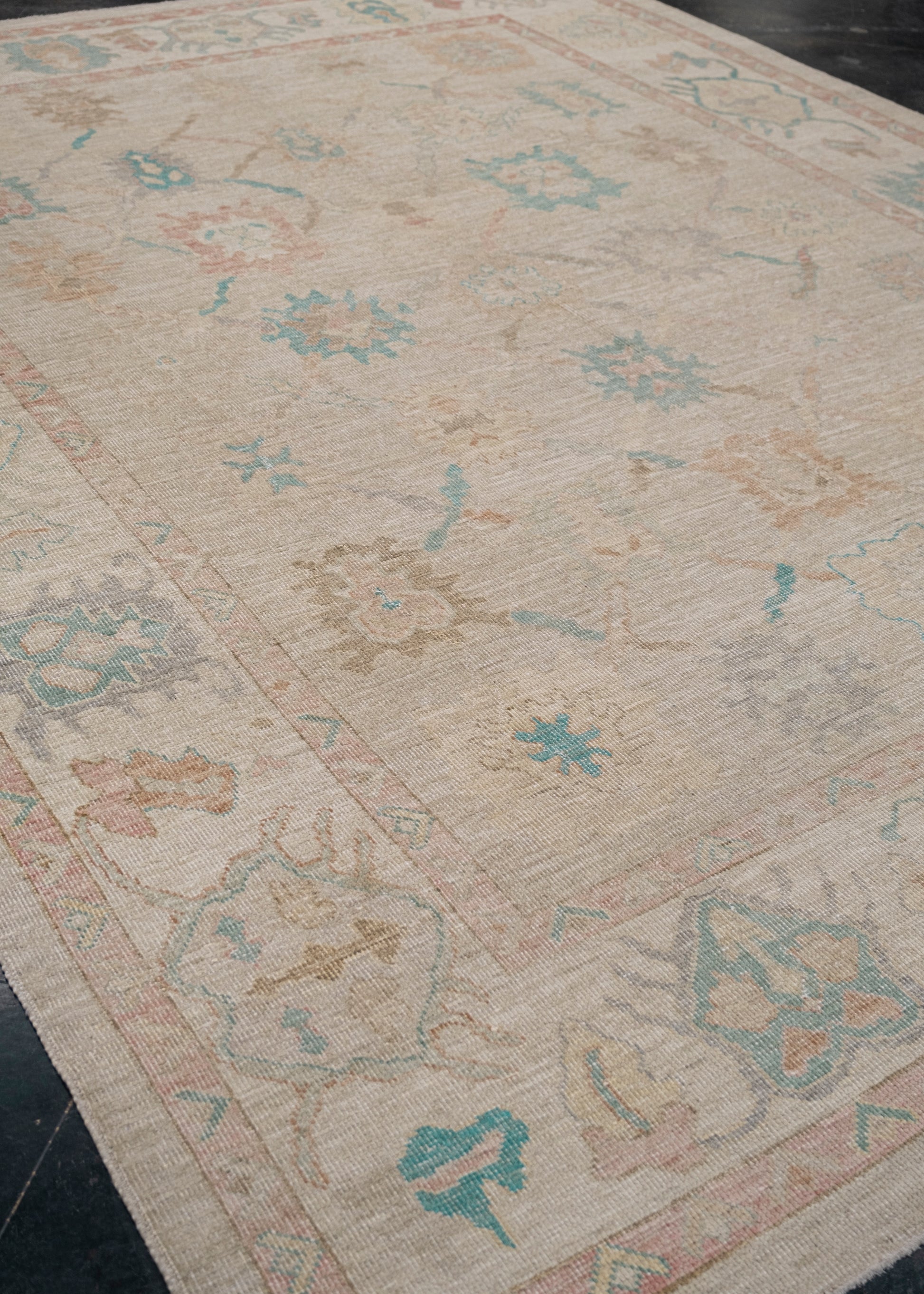 Turkish Oushak Rug 9'4" x 12'4" #1015