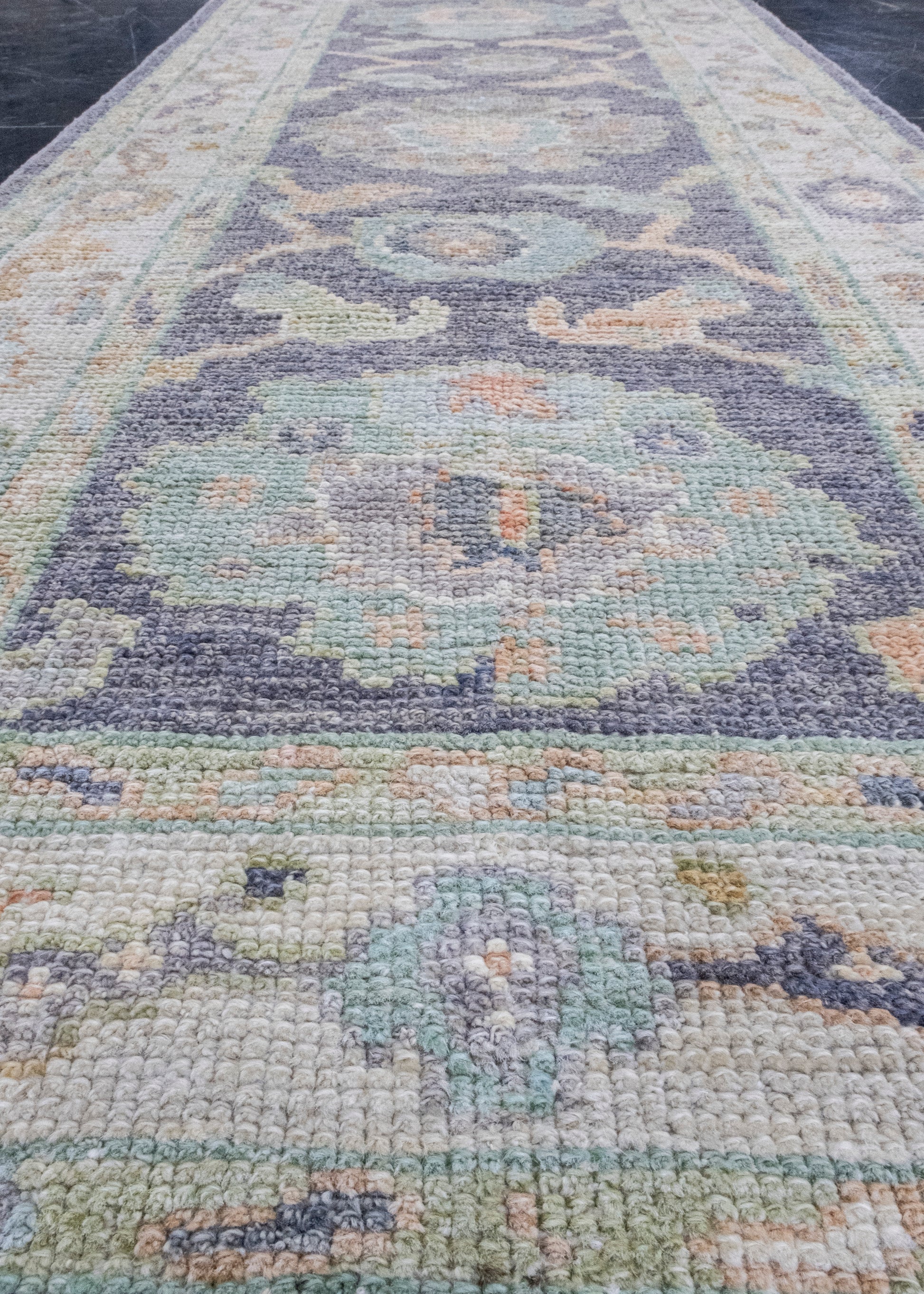 Turkish Oushak Rug 2'5" x 5'8" #16532