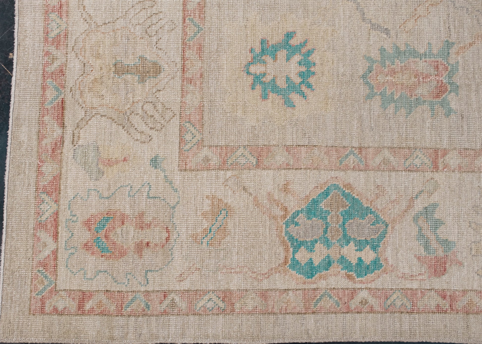 Turkish Oushak Rug 9'4" x 12'4" #1015