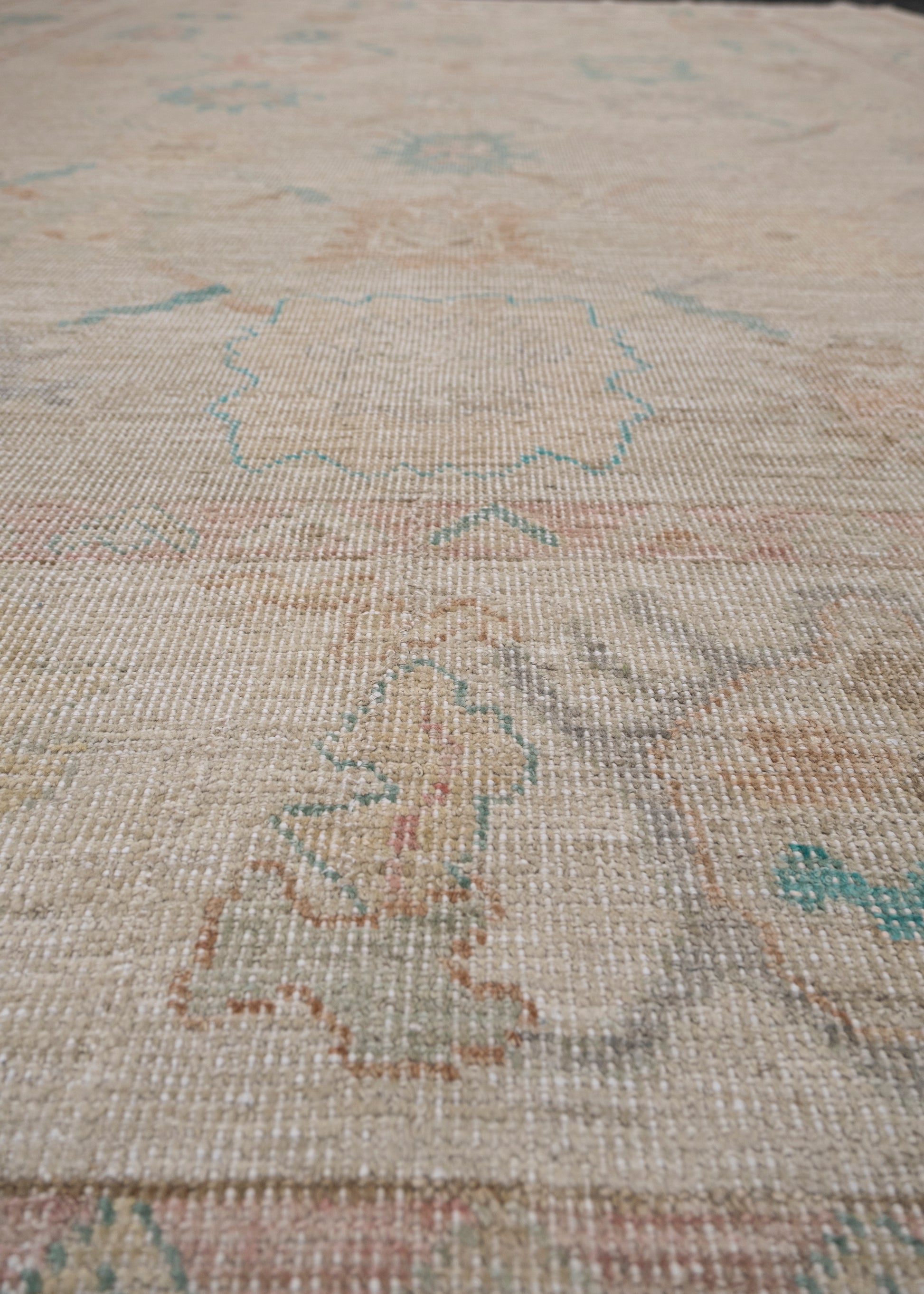 Turkish Oushak Rug 9'4" x 12'4" #1015