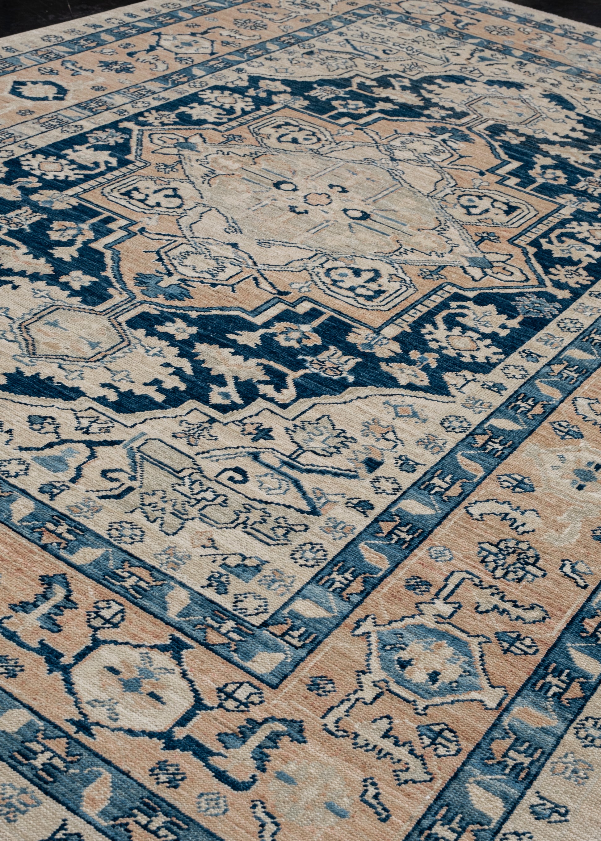 Antique Look Turkish Oushak Rug 7'5" x 11' #11939