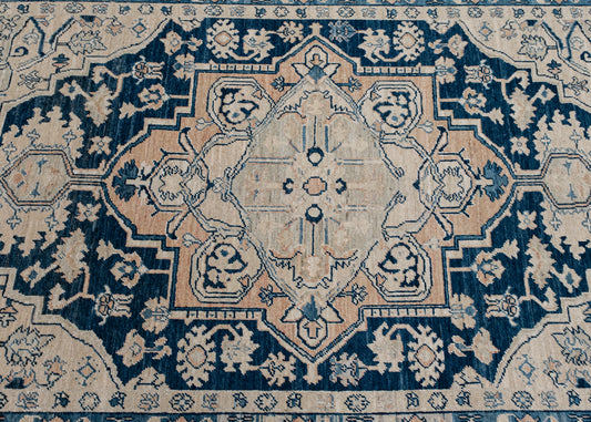 Antique Look Turkish Oushak Rug 7'5" x 11' #11939