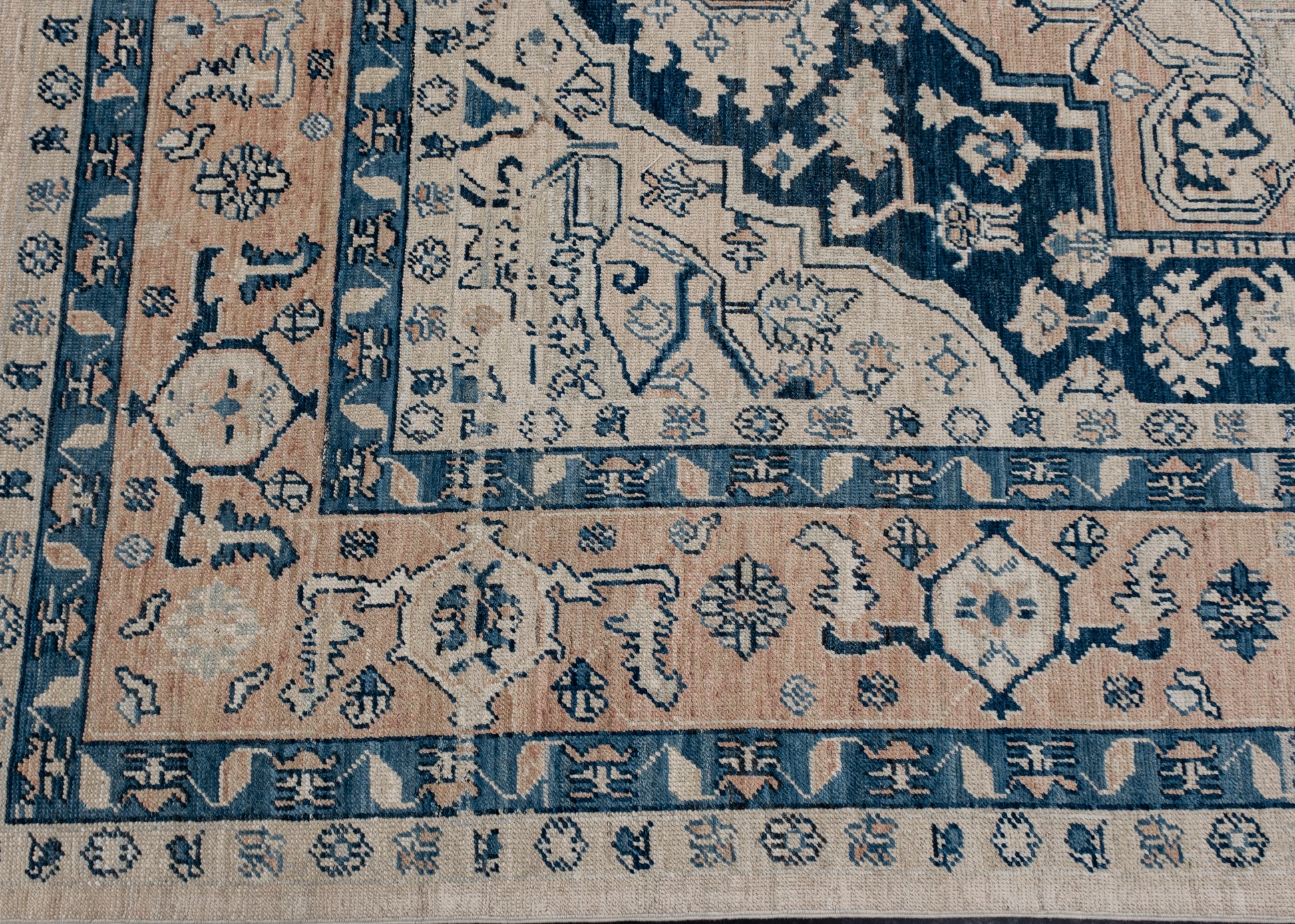 Antique Look Turkish Oushak Rug 7'5" x 11' #11939