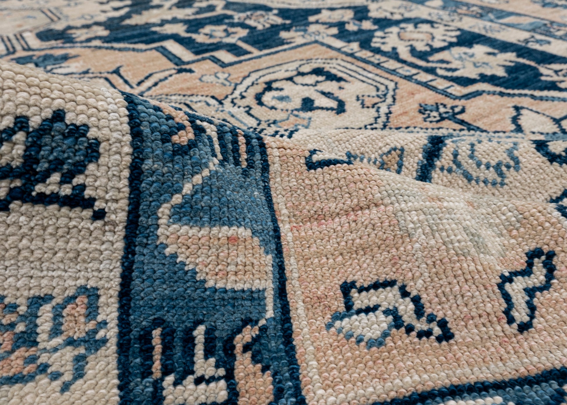 Antique Look Turkish Oushak Rug 7'5" x 11' #11939