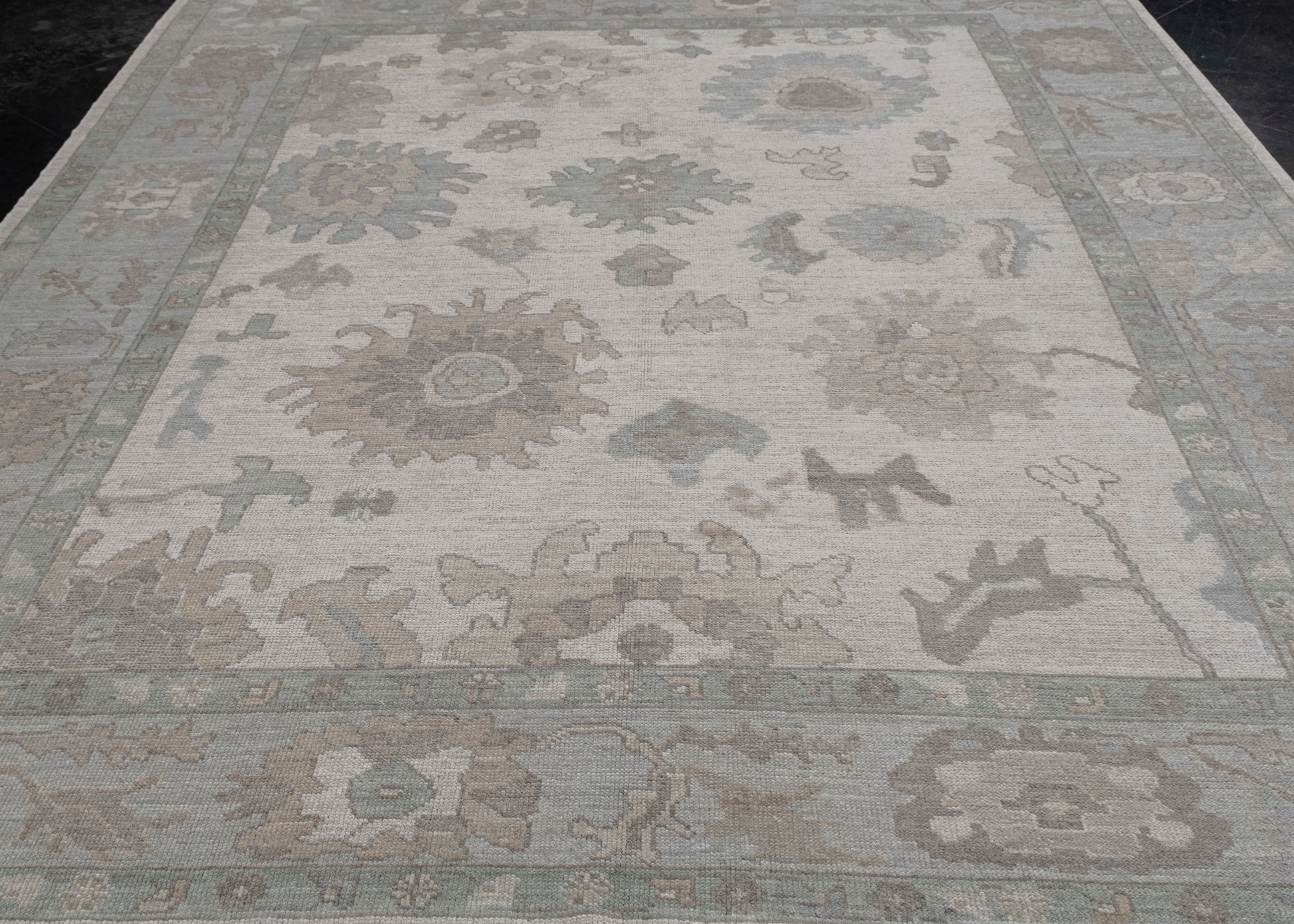 Turkish Oushak Rug 8'8" x 10'7" #11789