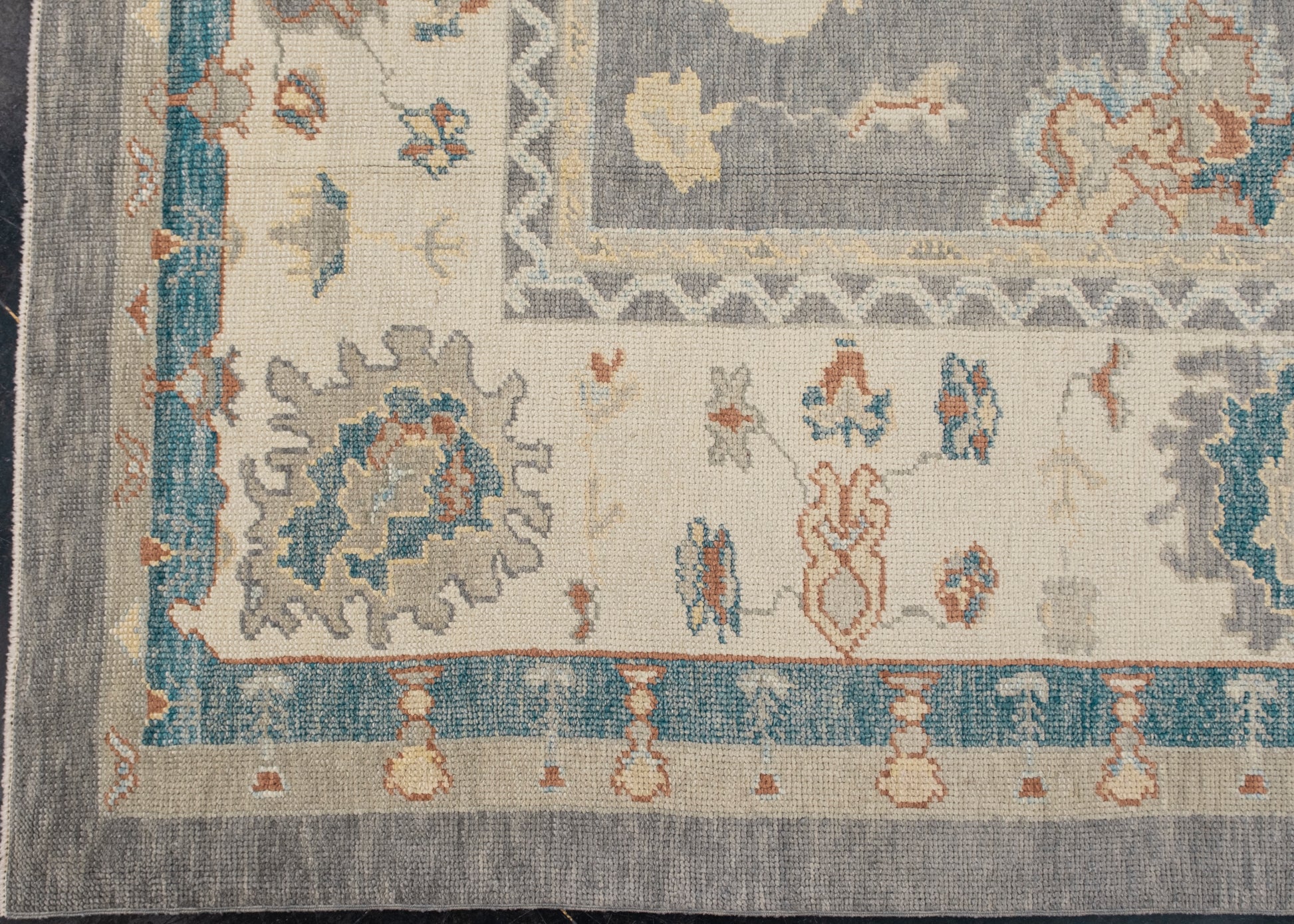Turkish Oushak Rug 9'7" x 11'8" #7357