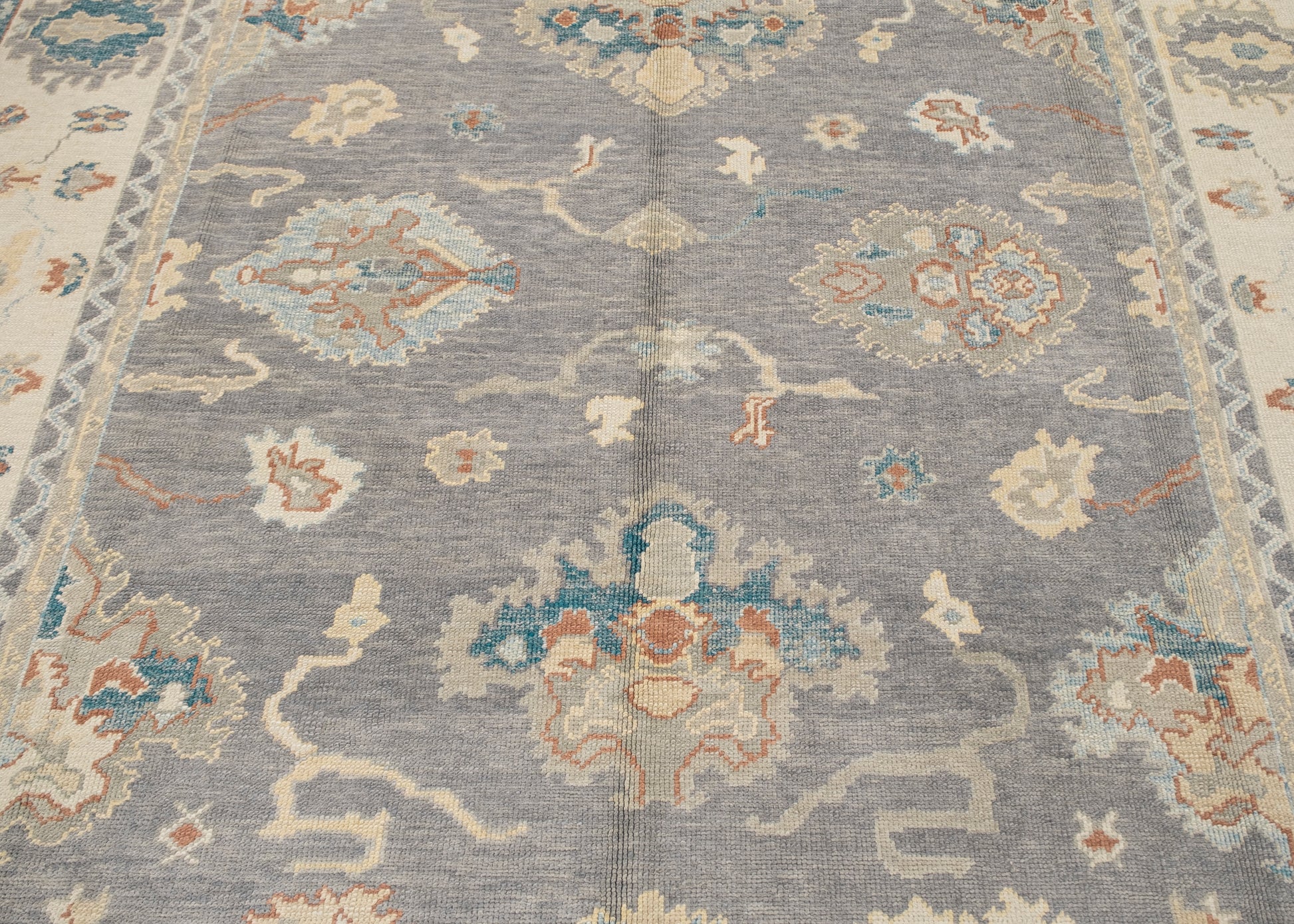 Turkish Oushak Rug 9'7" x 11'8" #7357