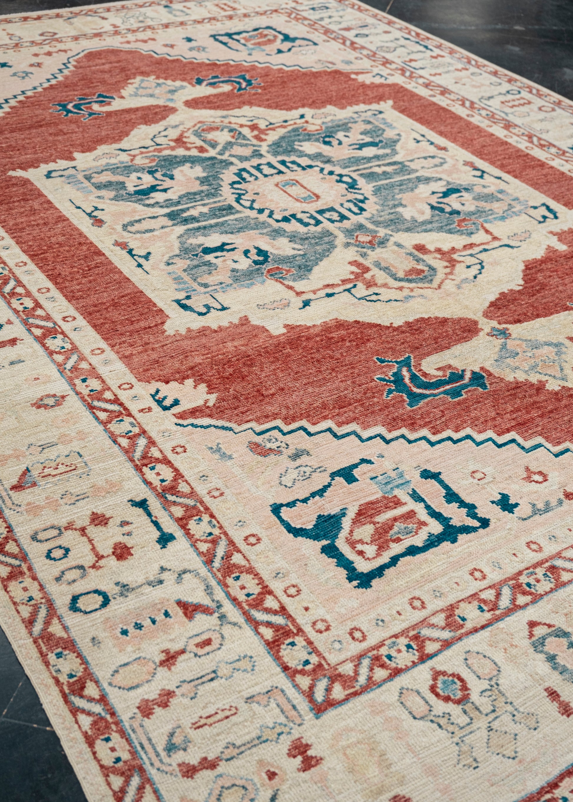 Antique Look Turkish Oushak Rug 8'7" x 12'5" # 224