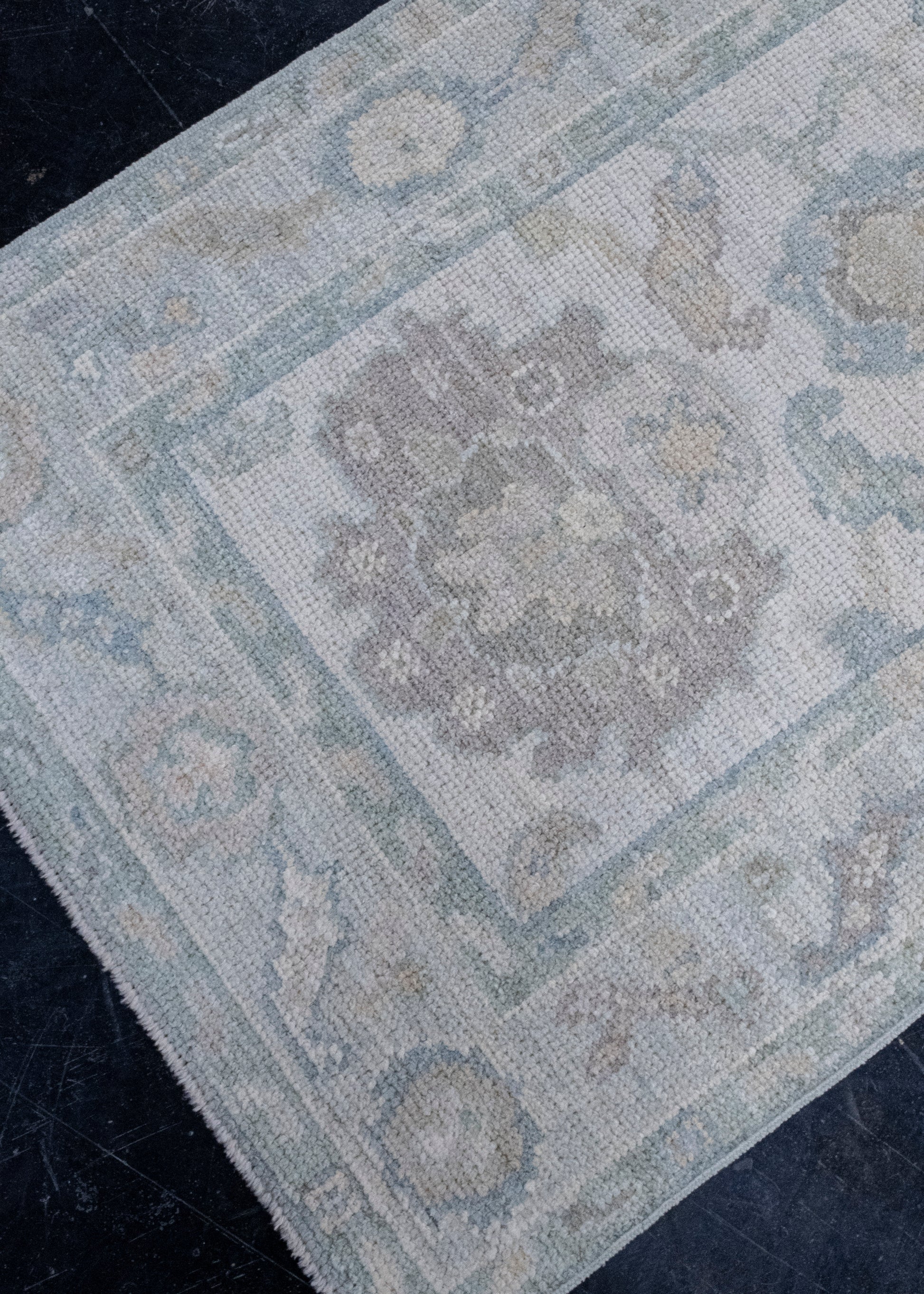 Turkish Oushak Runner Rug 2'6" x 8' #16289