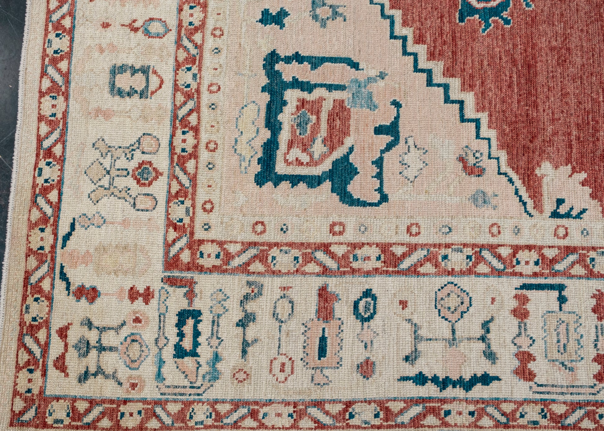 Antique Look Turkish Oushak Rug 8'7" x 12'5" # 224