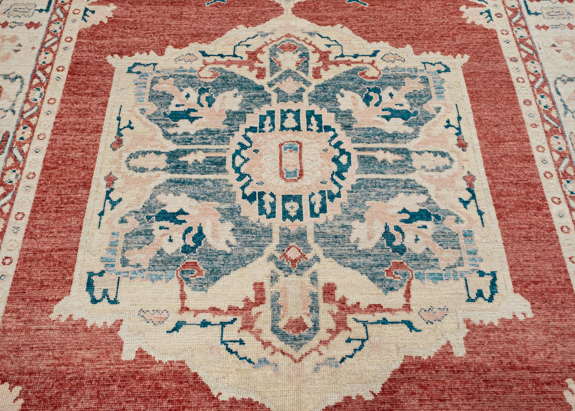 Antique Look Turkish Oushak Rug 8'7" x 12'5" # 224