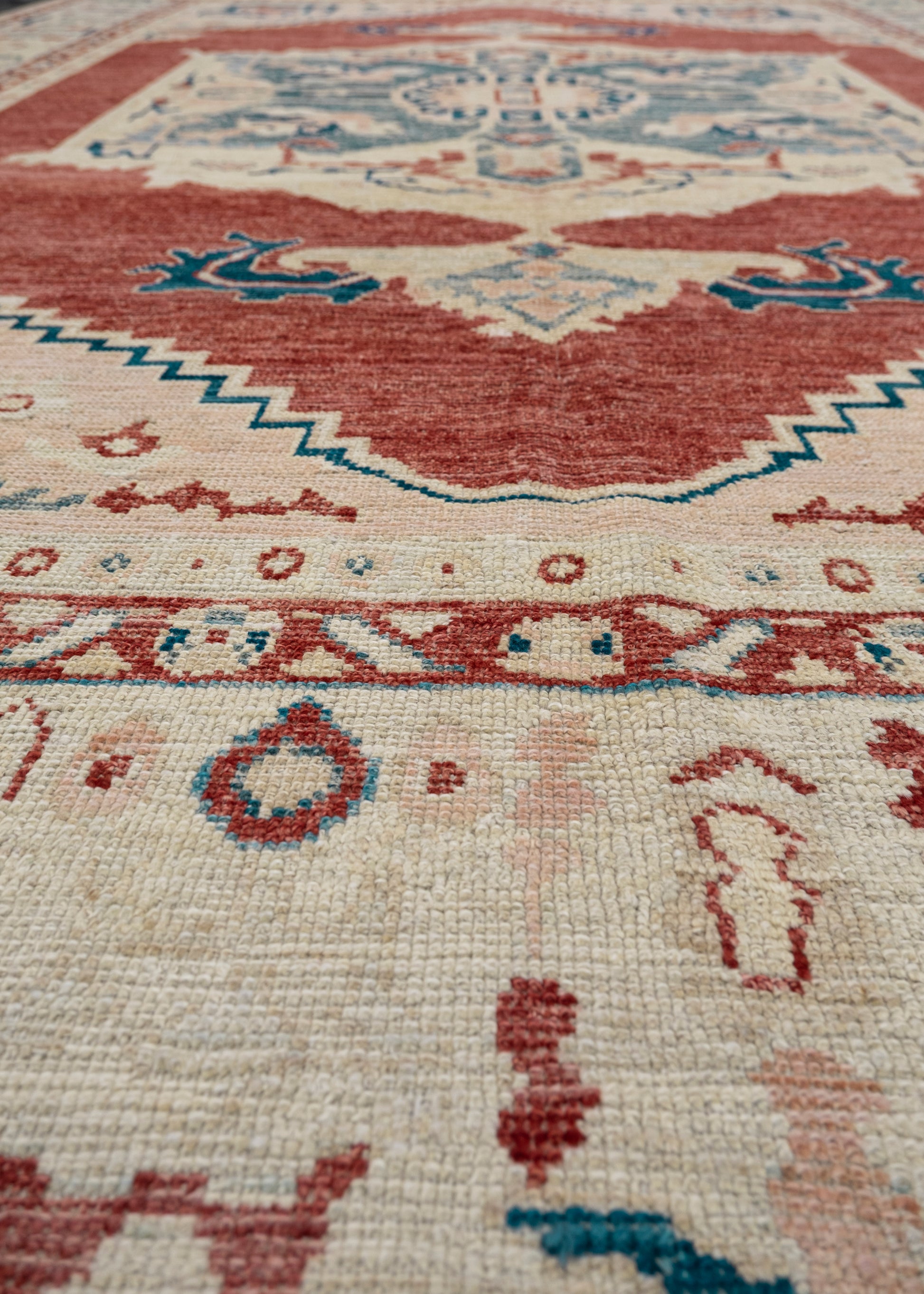 Antique Look Turkish Oushak Rug 8'7" x 12'5" # 224