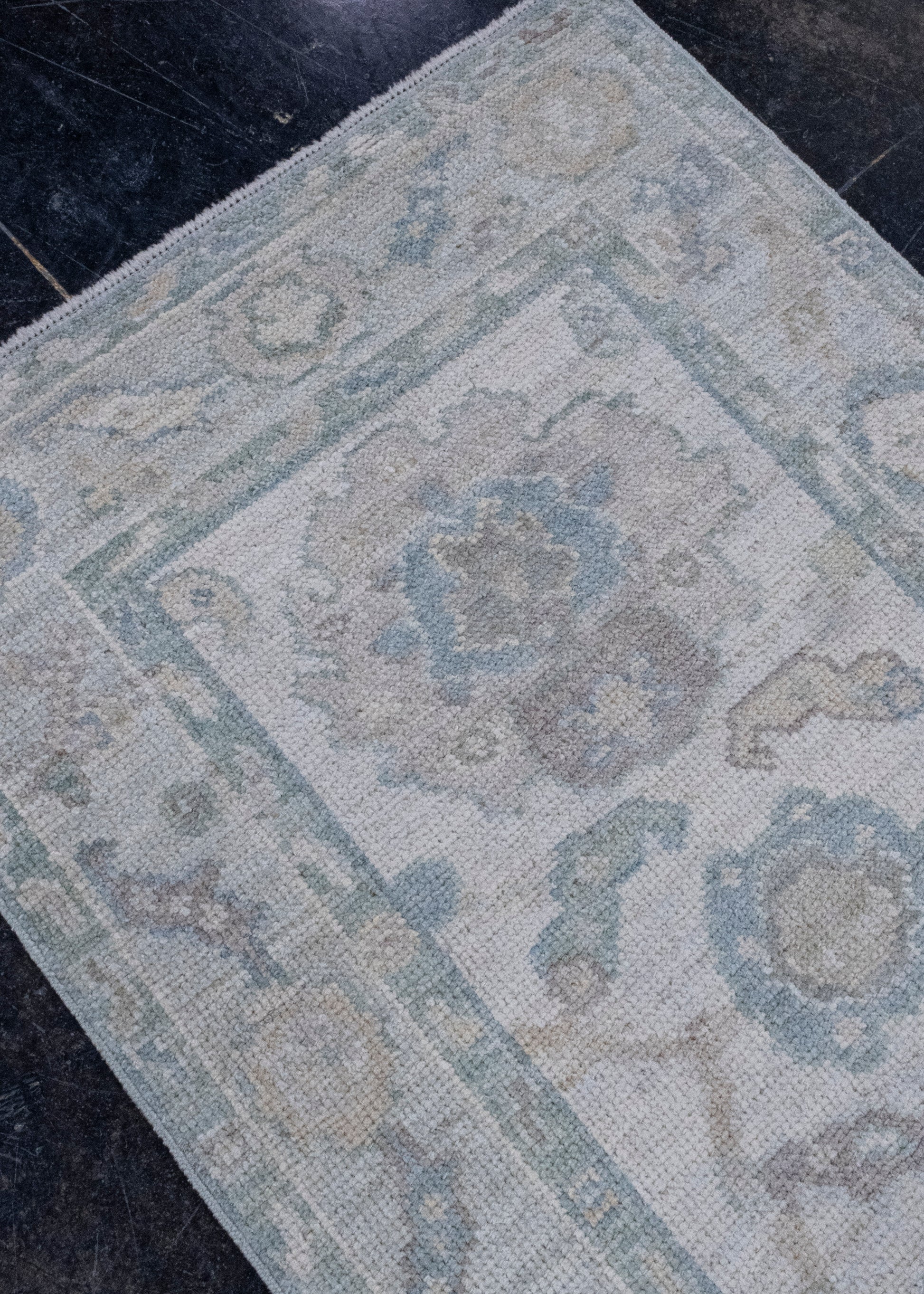 Turkish Oushak Runner Rug 2'6" x 8' #16289