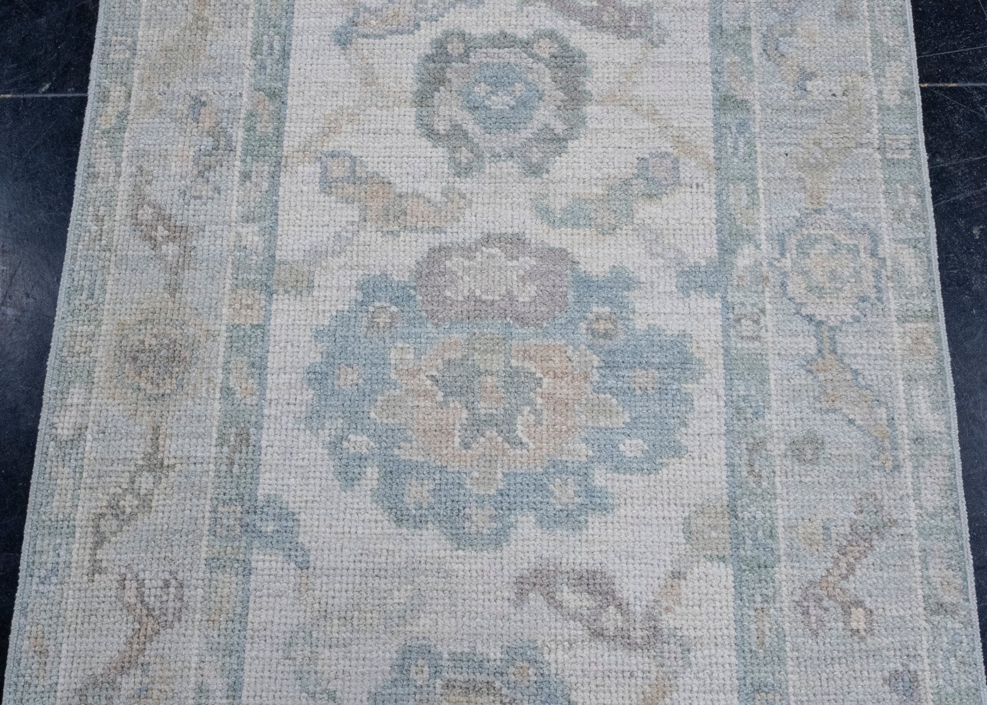 Turkish Oushak Runner Rug 2'6" x 8' #16289