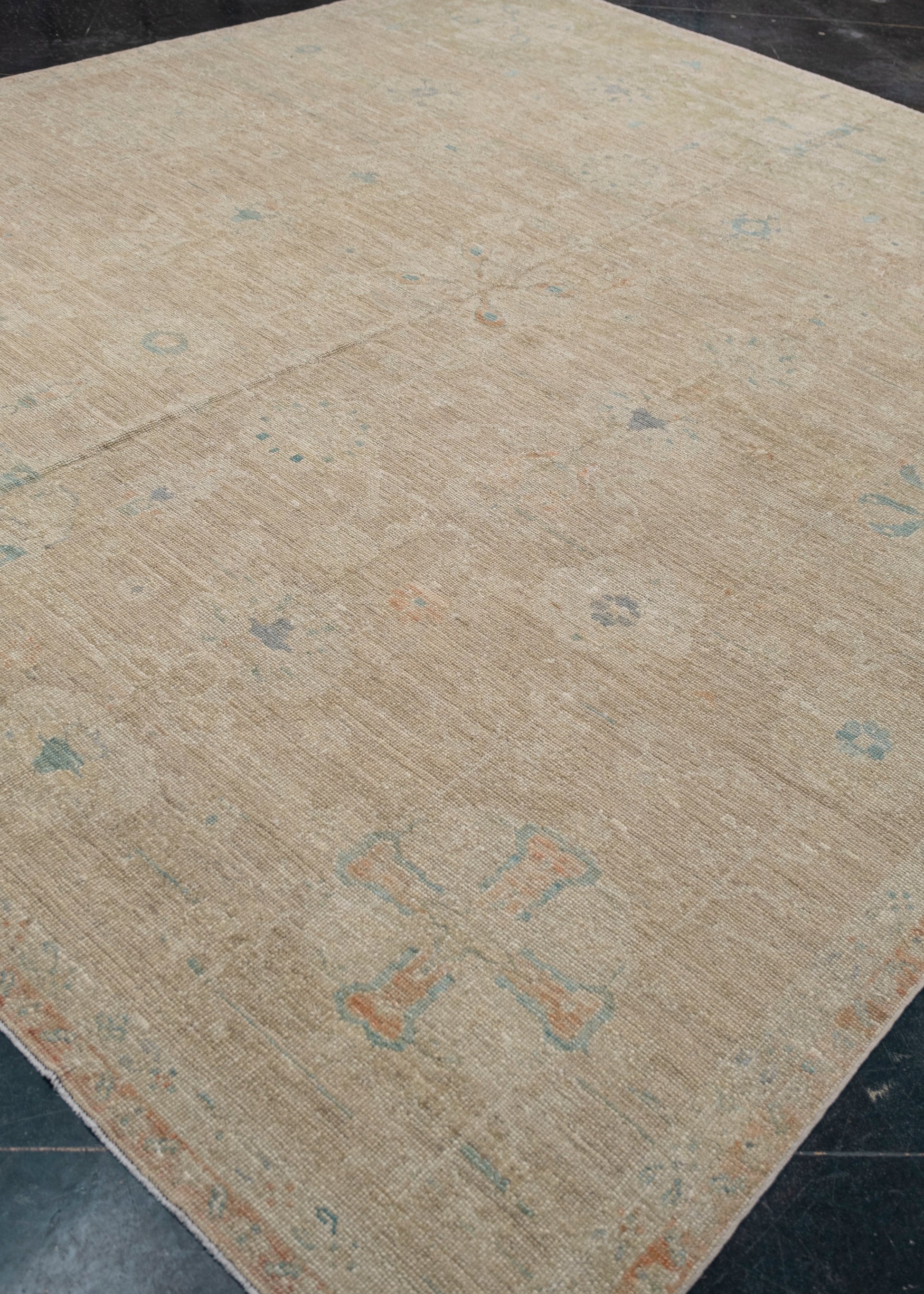 Antique Look Turkish Oushak Rug 9'2" x 10'5" #5059