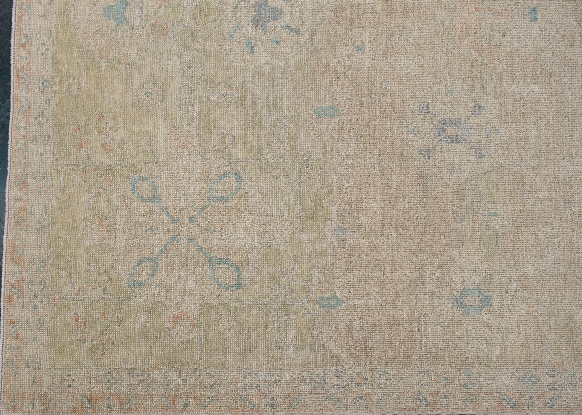 Antique Look Turkish Oushak Rug 9'2" x 10'5" #5059