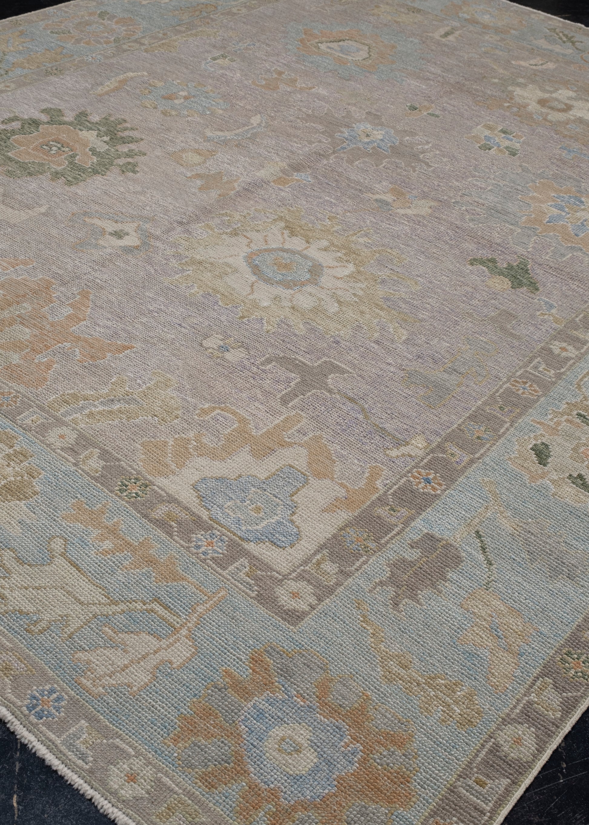 Turkish Oushak Rug 7'10" x 9'8" #12065