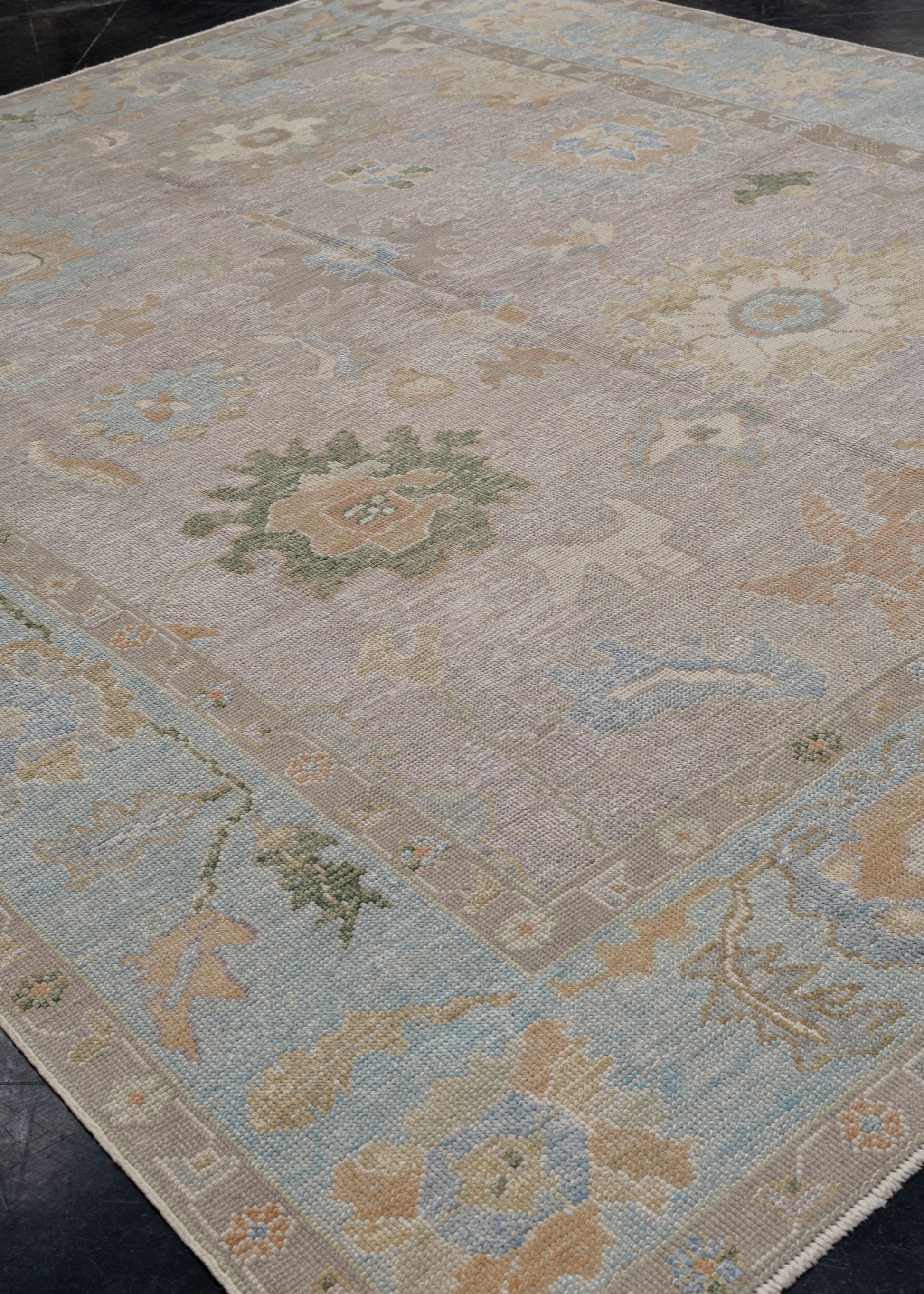 Turkish Oushak Rug 7'10" x 9'8" #12065