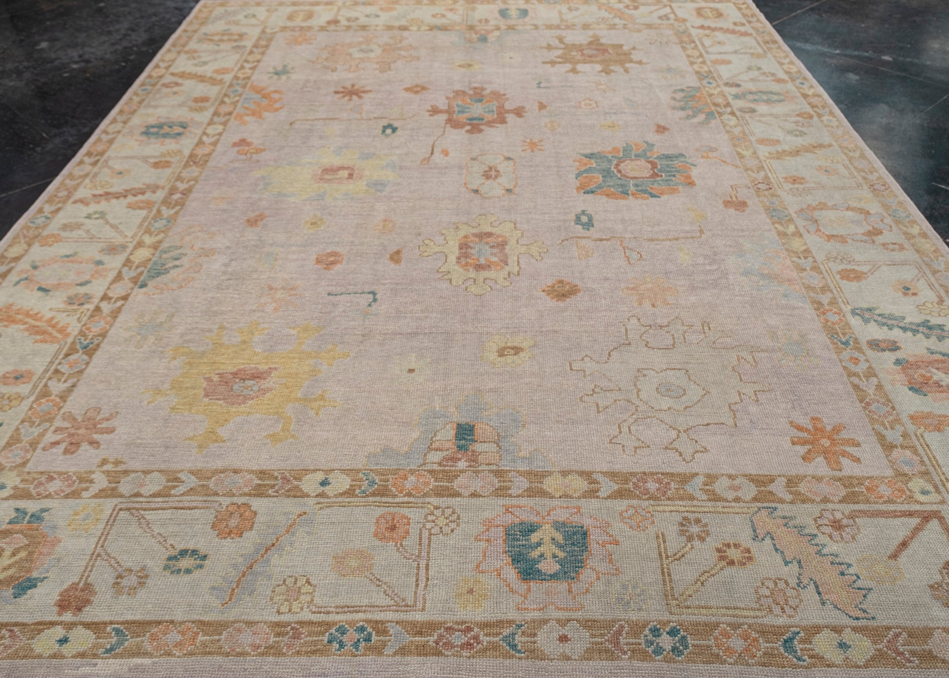 Turkish Oushak Rug 9'2" x 11'10" #2285