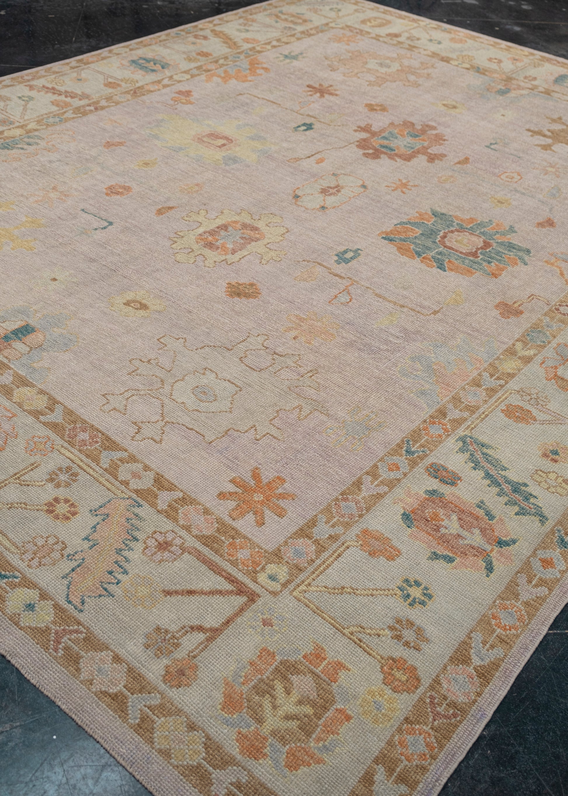 Turkish Oushak Rug 9'2" x 11'10" #2285