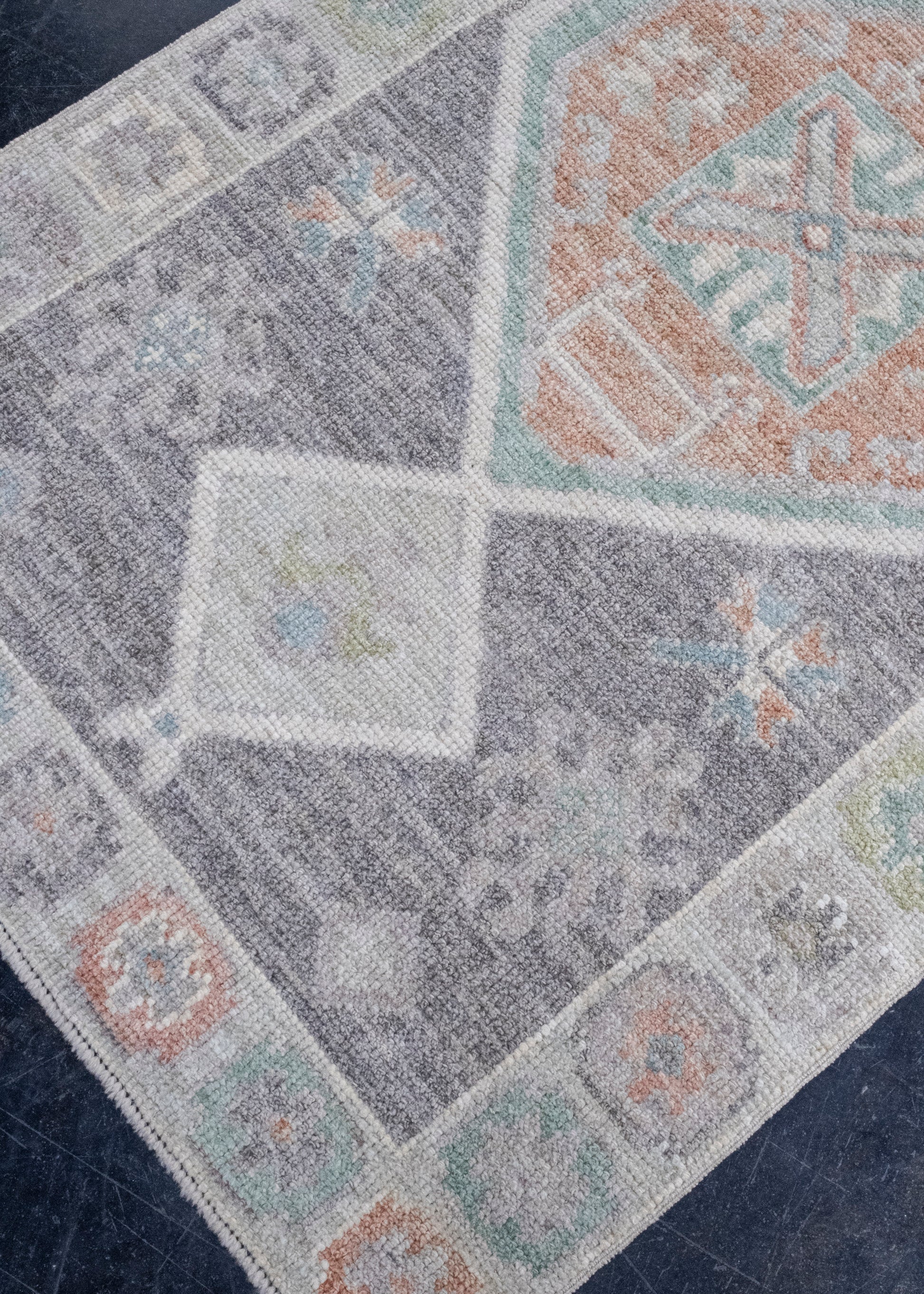 Turkish Oushak Rug 2'11" x 6'9" #16325