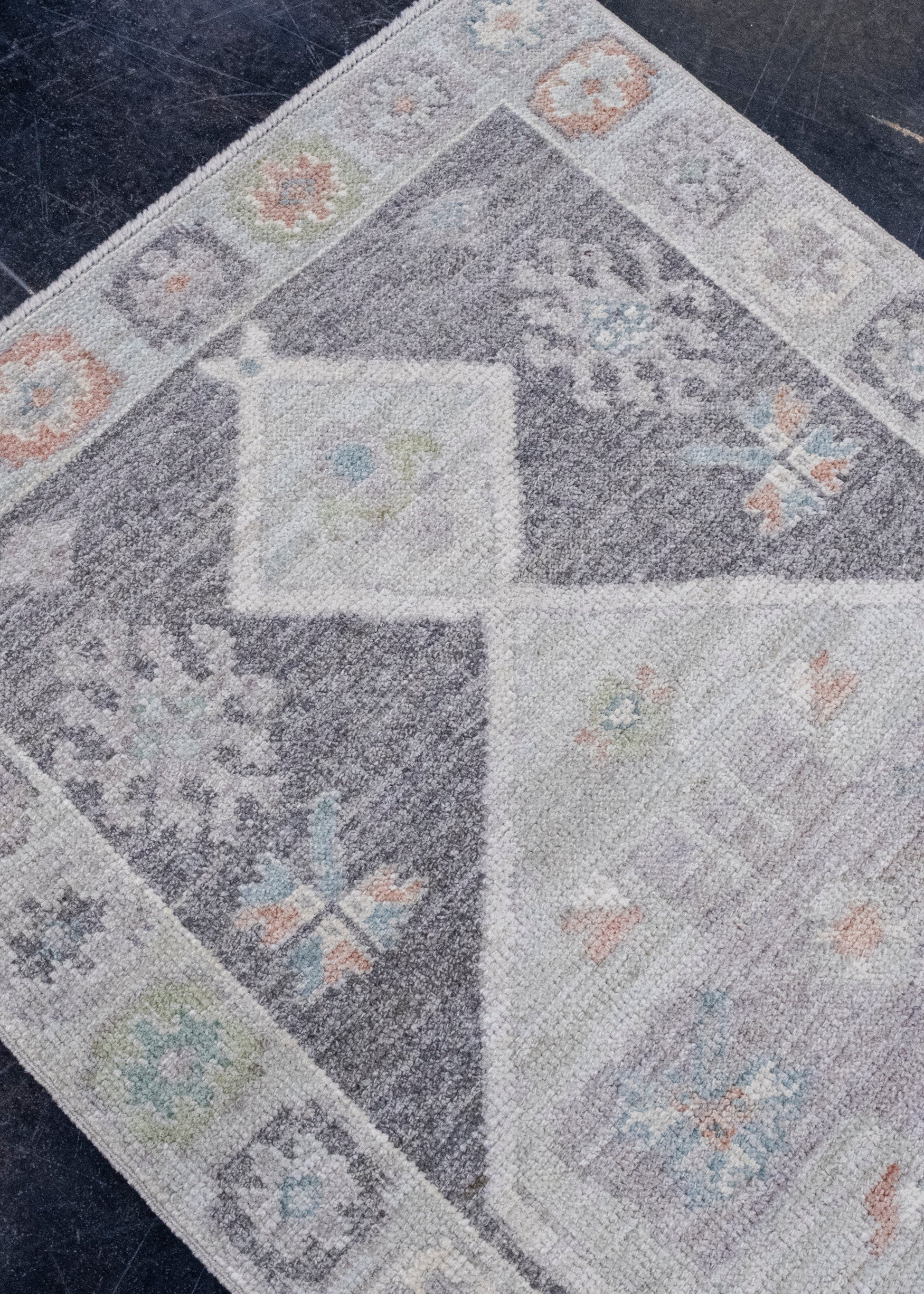 Turkish Oushak Rug 2'11" x 6'9" #16325