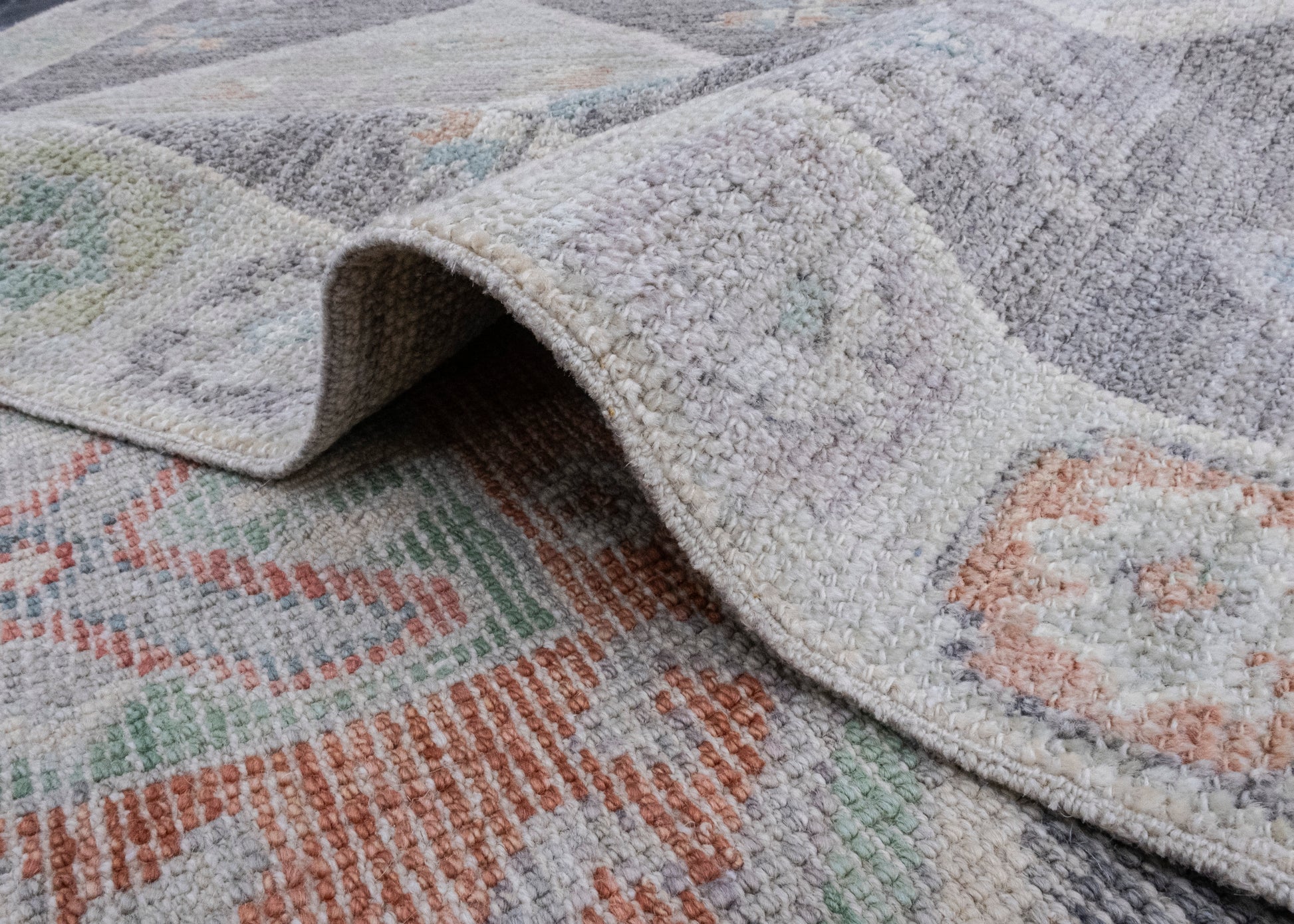 Turkish Oushak Rug 2'11" x 6'9" #16325