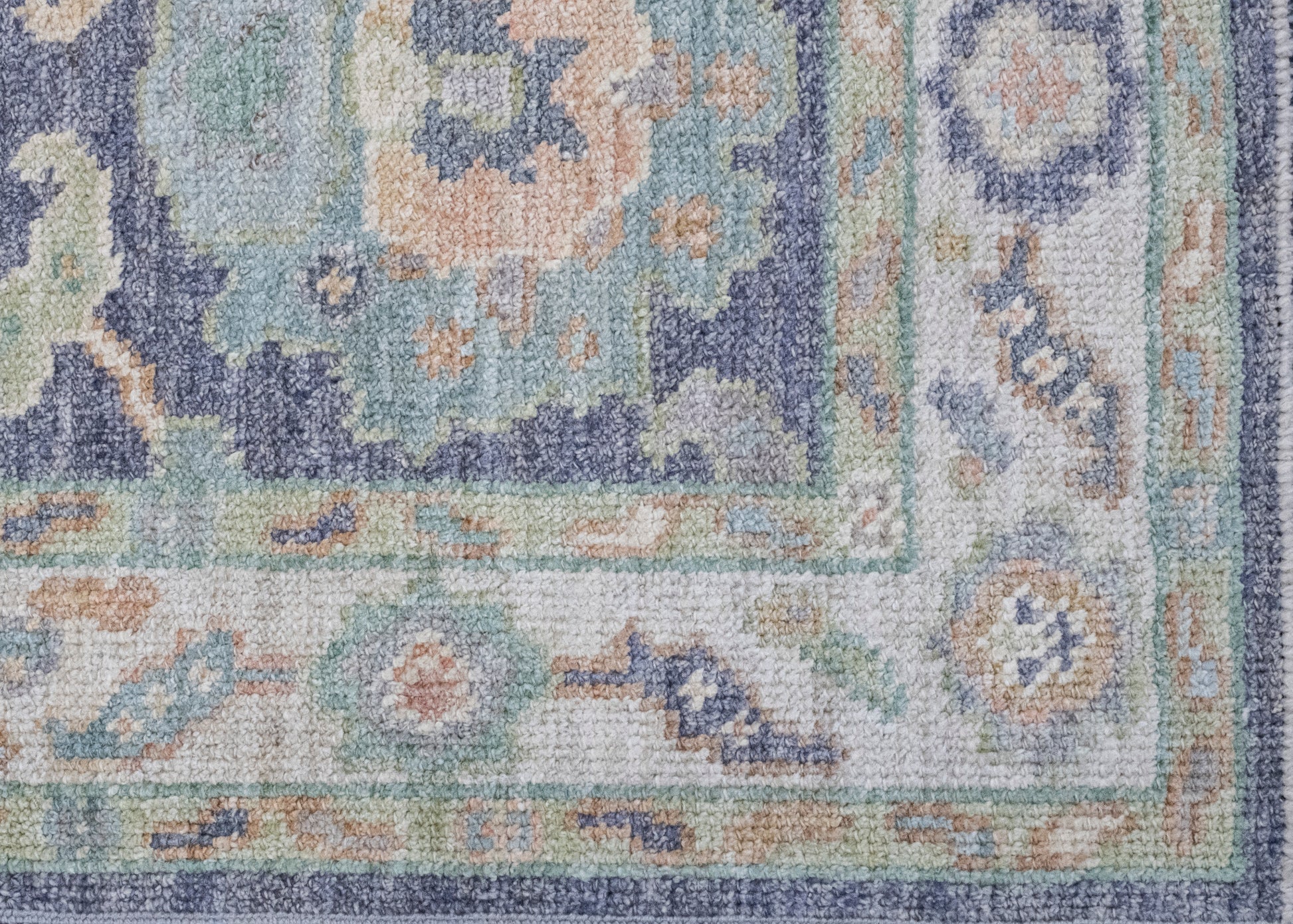 Turkish Oushak Rug 2'4" x 6' #16174