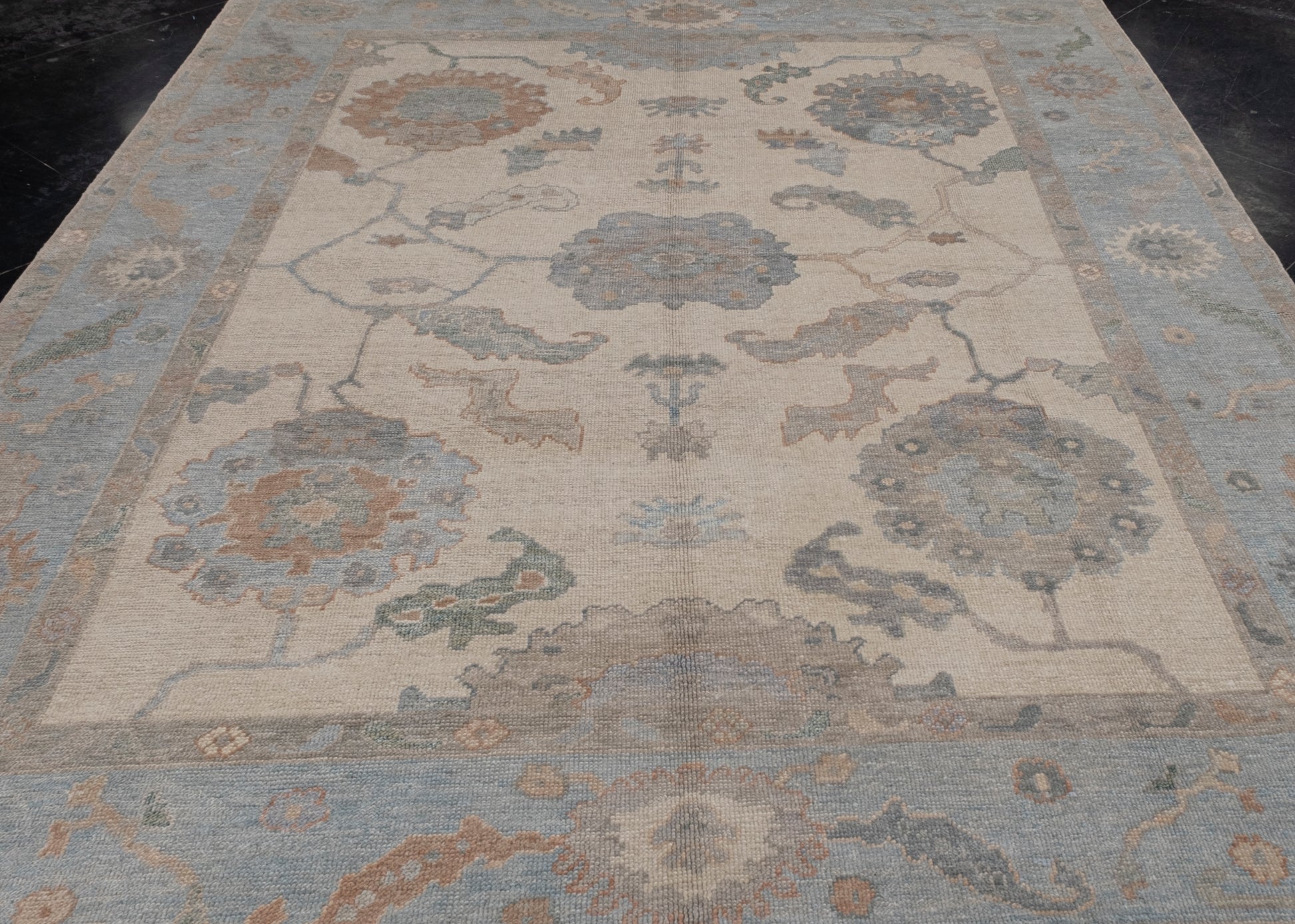 Turkish Oushak Rug 8' x 10' #12058